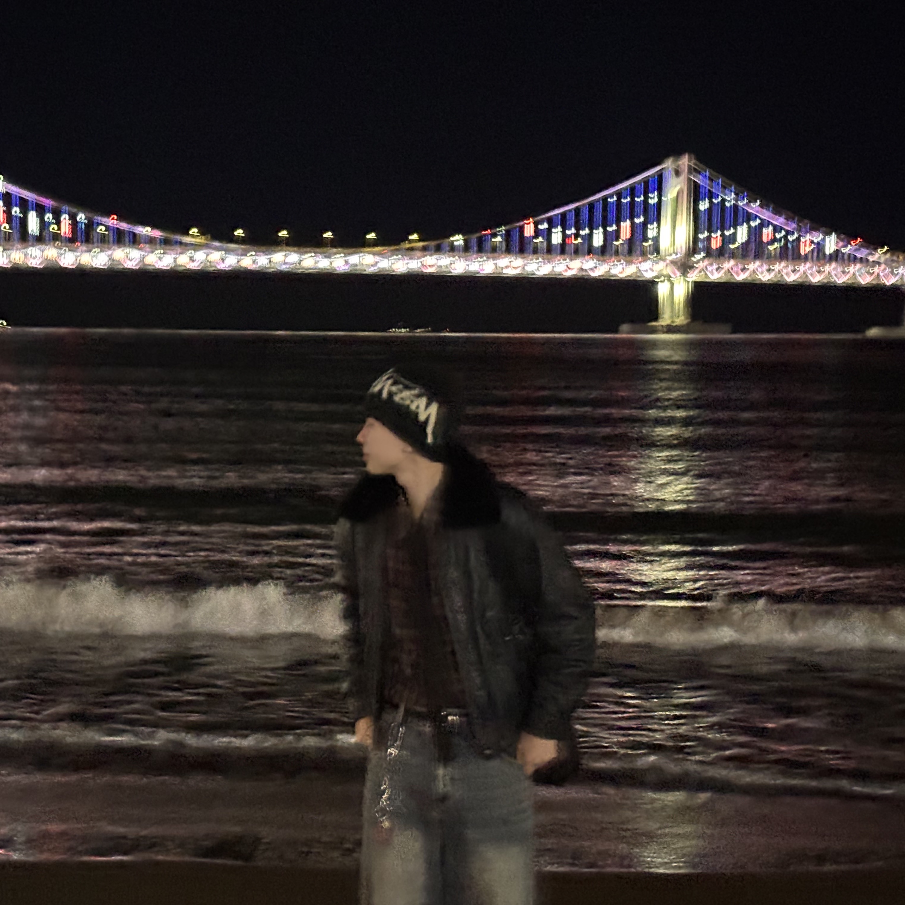 Stussy Brushed Out Stock Skullcap Beanie Black 착용 스타일