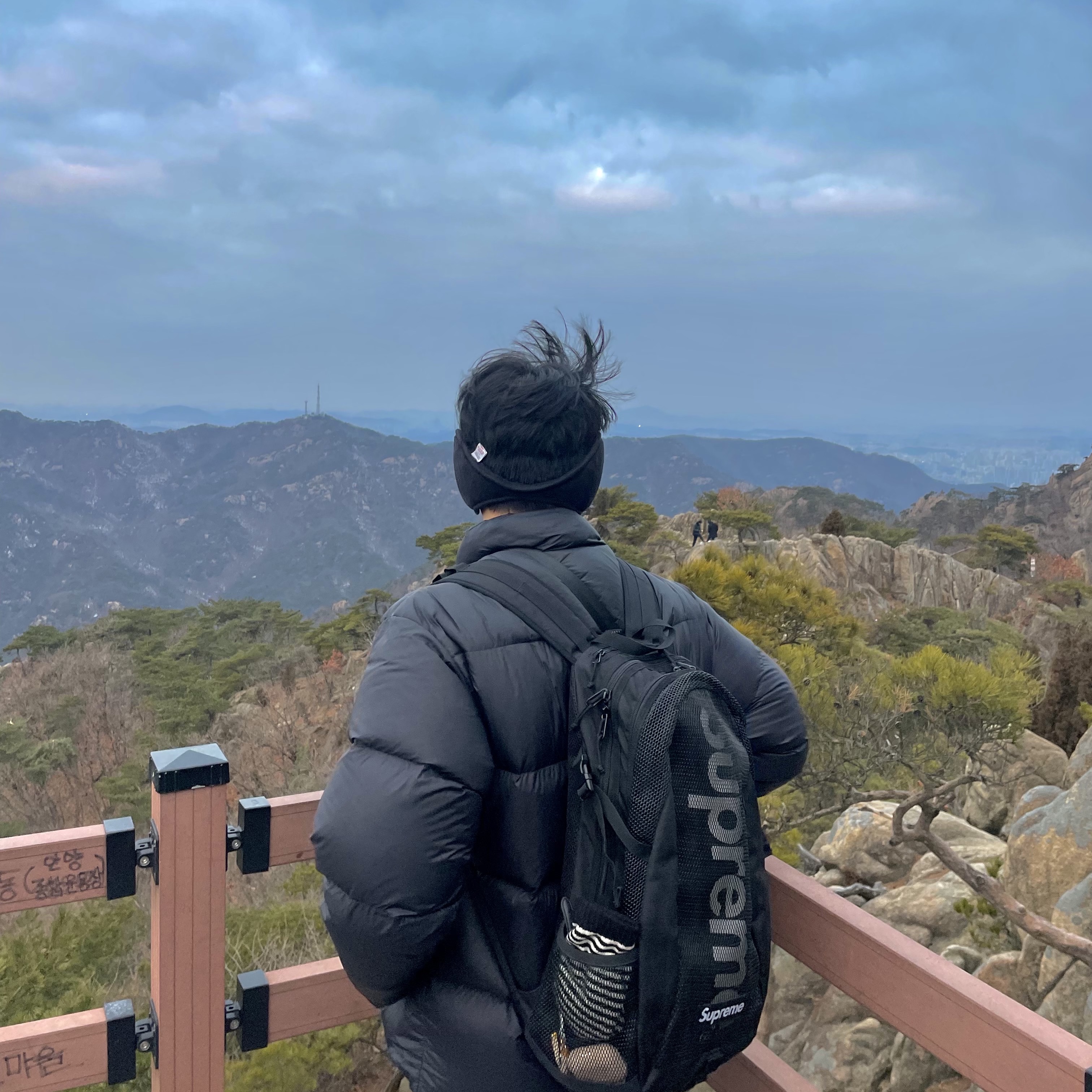 Supreme Backpack Black - 20SS 착용 스타일