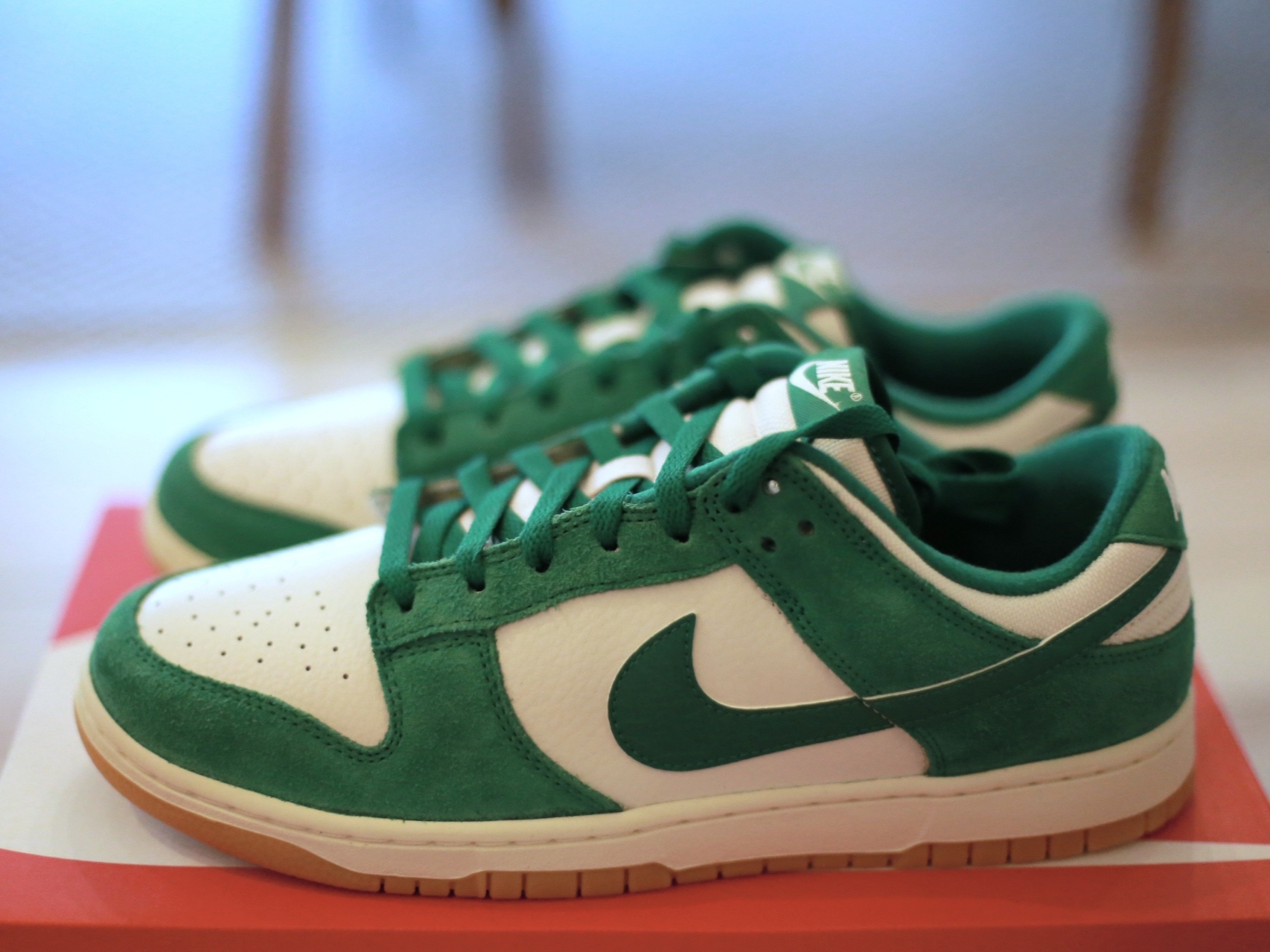 Nike Dunk Low SE Phantom Malachite 착용 스타일 - 1