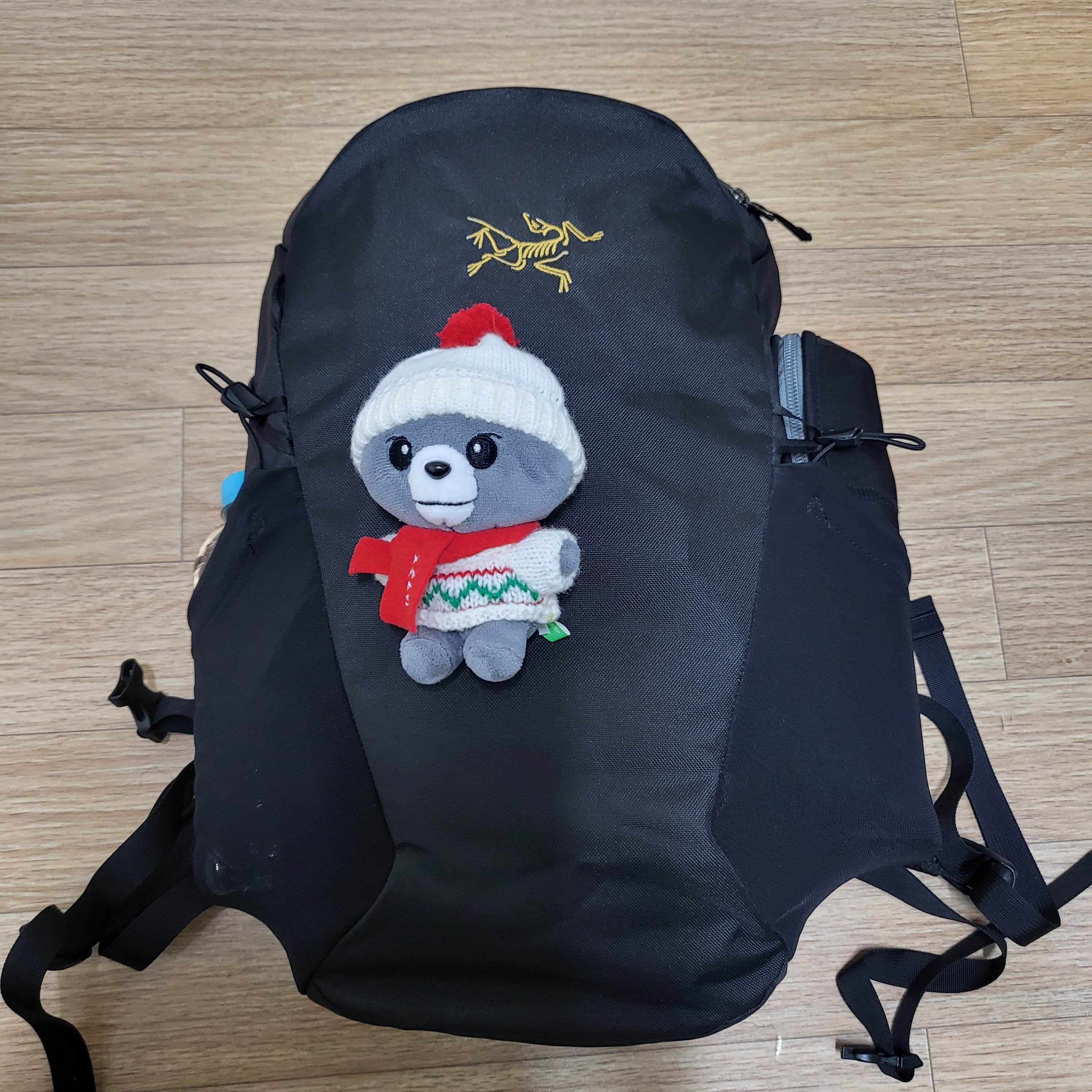 Arc'teryx Mantis 16 Backpack Black 착용 스타일