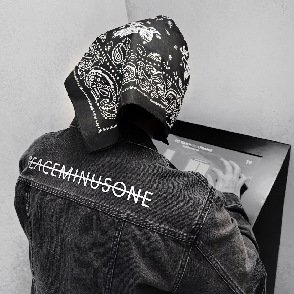 【Peaceminusone x Joopiter】Bandana Black ●送料・関税込● Peaceminusone x Joopi STYLE | KREAM