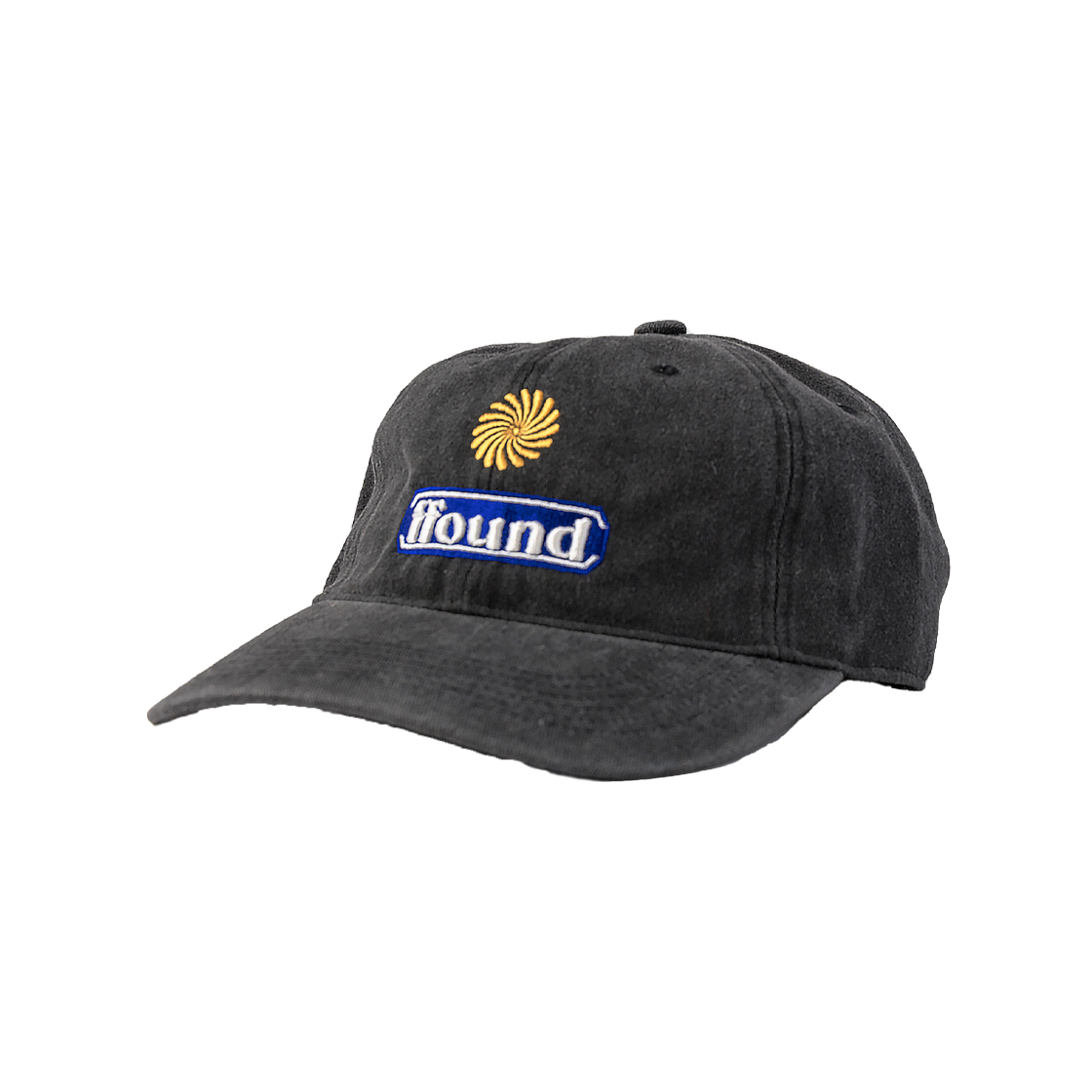 휴먼앤캣 파운드3 스톤 워시드 볼캡 차콜(Human & Cat ffound3 Stone Washed Ball Cap Charcoal)