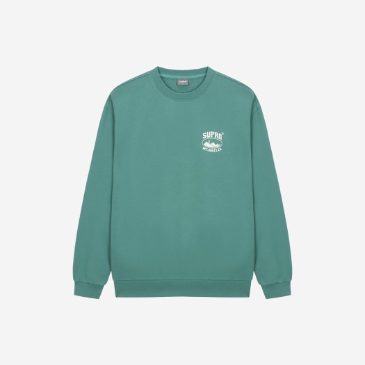 WXMT10451-MTD Supra Round Mountain Sweatshirt Set Mint