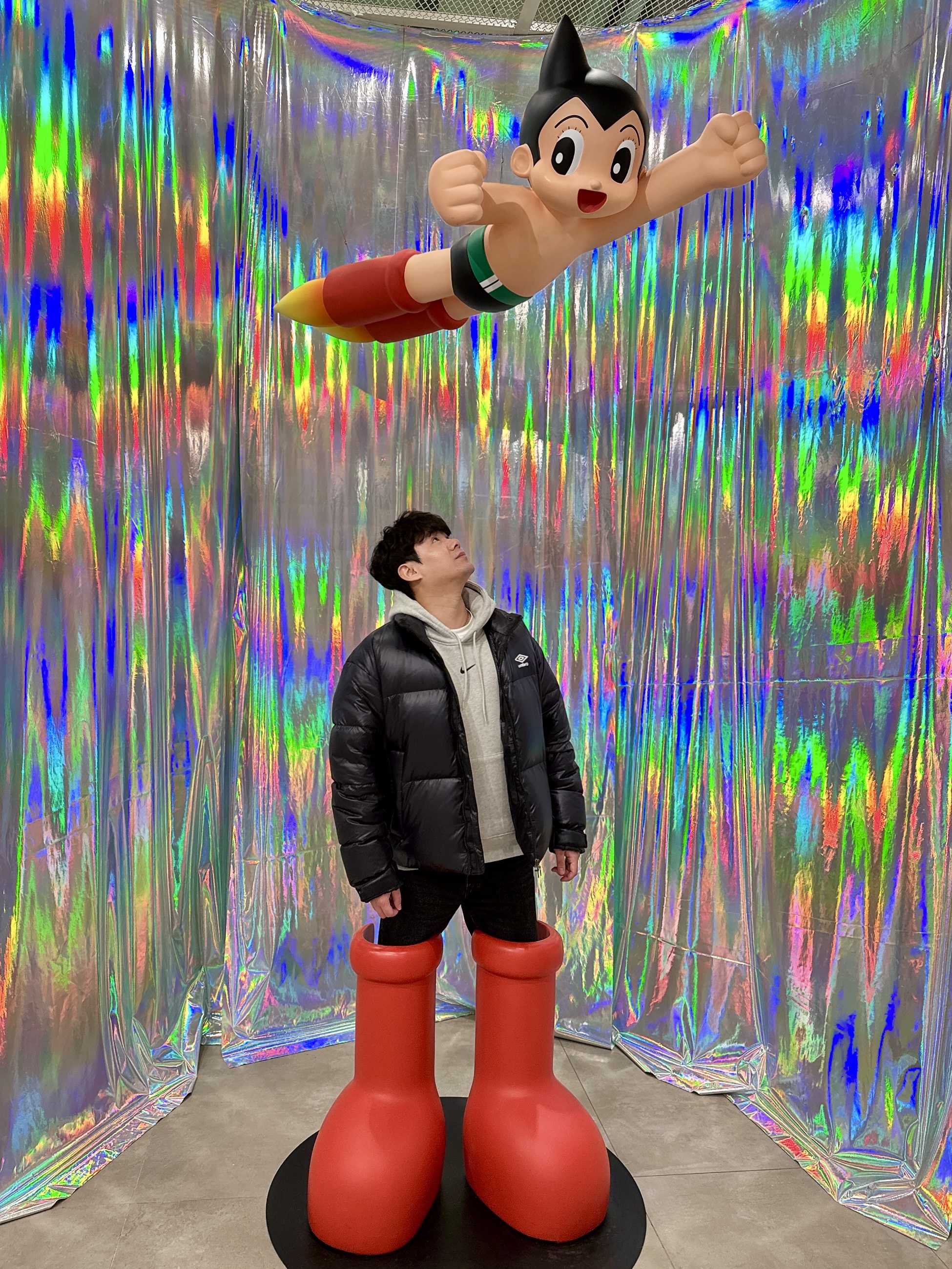 Adidas x Clot Gazelle Linen Khaki Light Blue, Nike x Drake Nocta Cardinal Stock Essential Hoodie Grey - Asia 착용 스타일 - 5