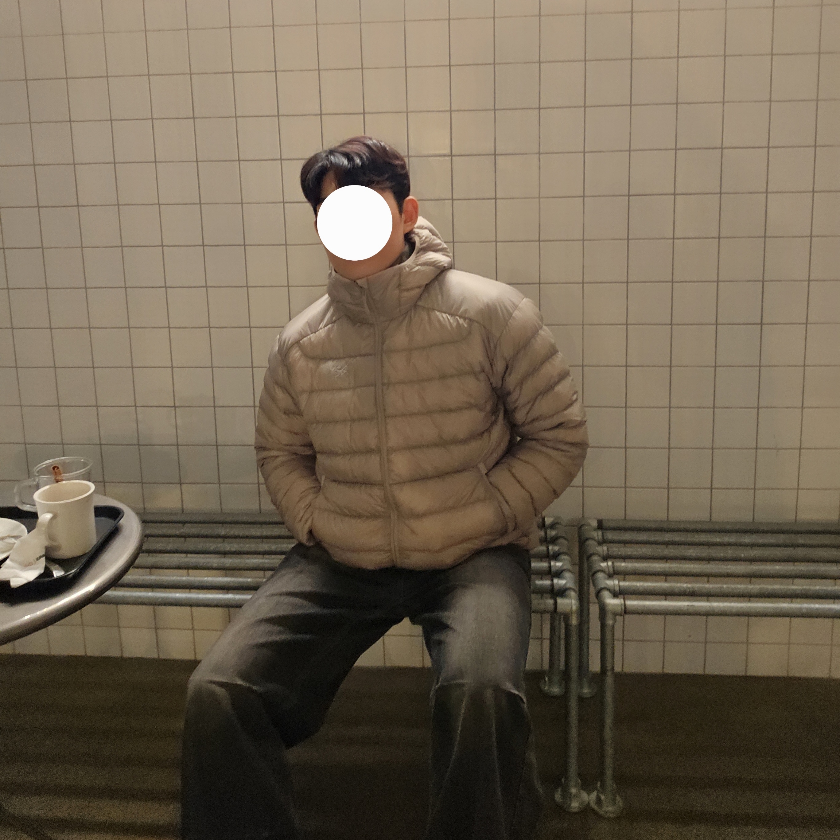 Arc'teryx Cerium Hoody Rune 착용 스타일 - 1