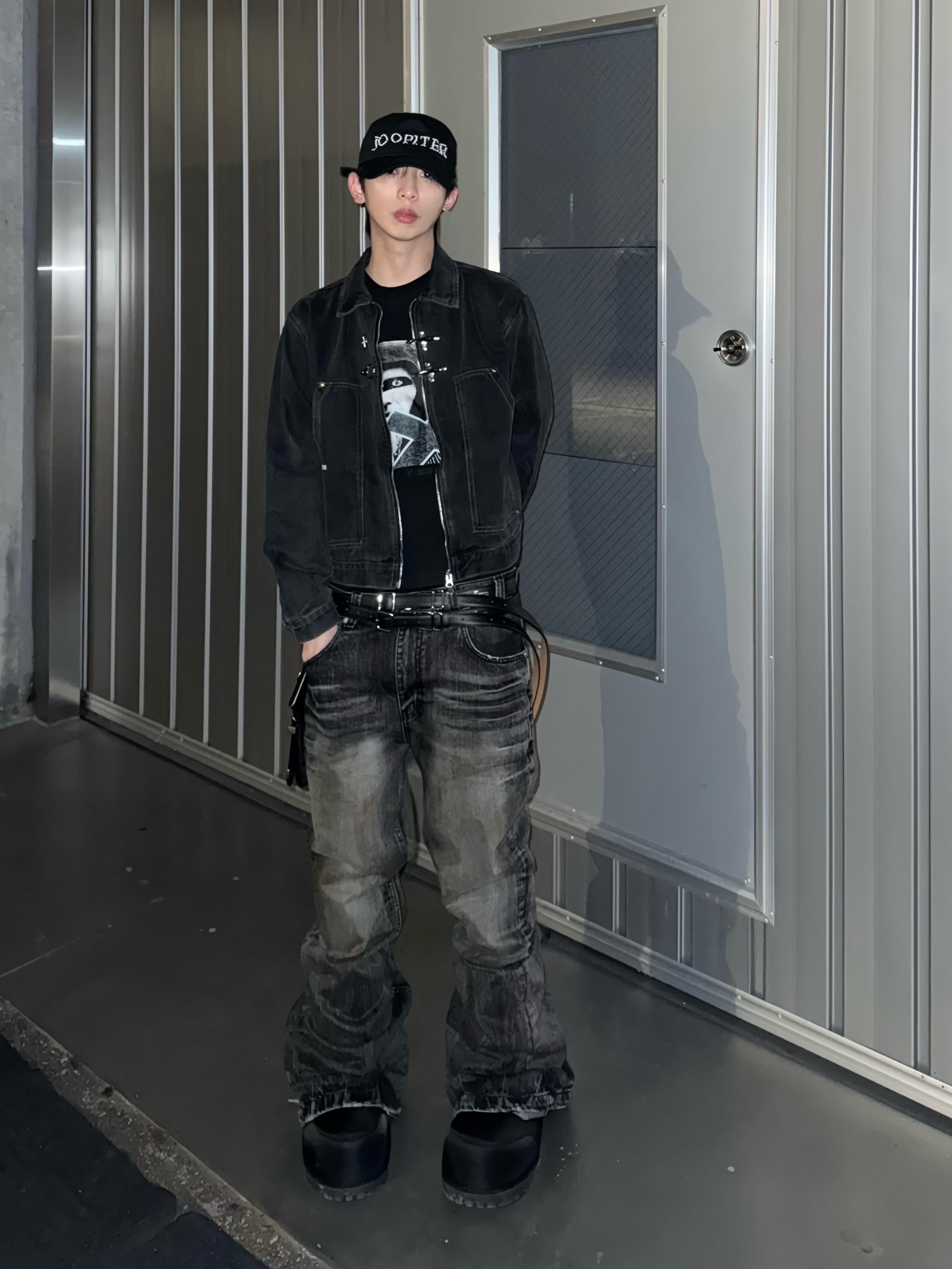 Post Archive Faction (Paf) x Joopiter Baseball Cap Black, Balenciaga Skiwear Alaska Nylon Low Boot Black 착용 스타일 - 1
