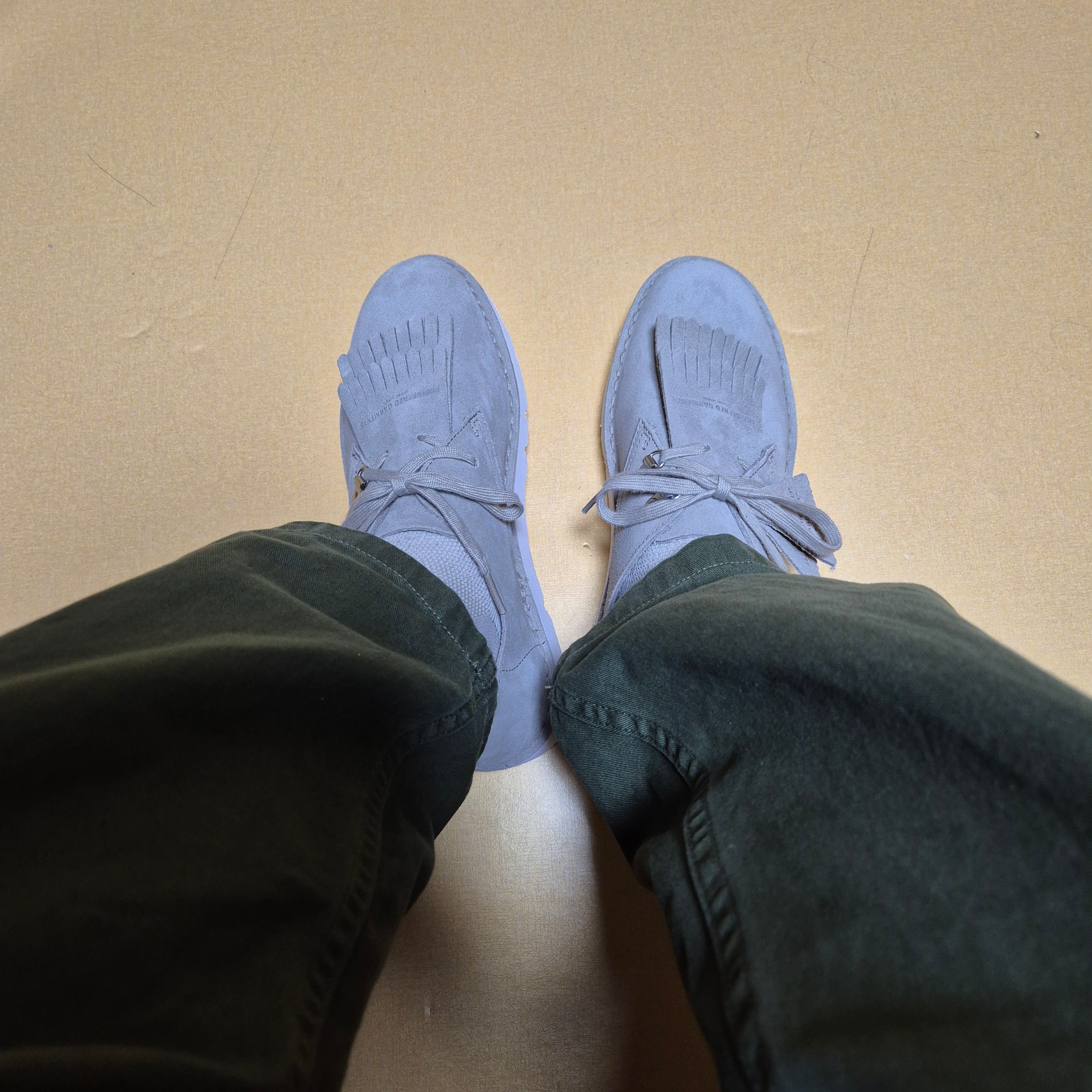 Clarks x Engineered Garments Desert Khan Brown 착용 스타일