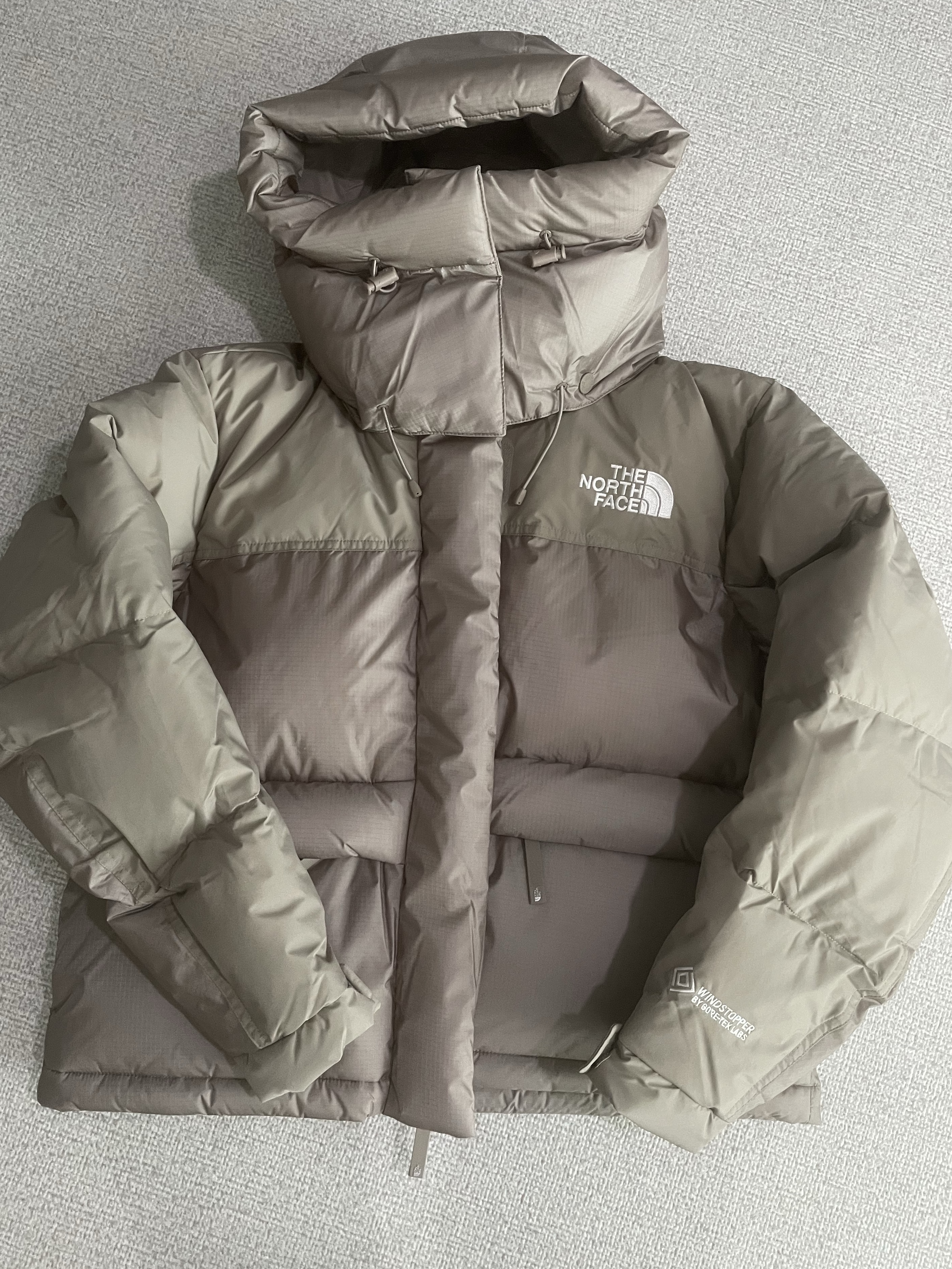 (W) The North Face 1994 Retro Him RDS Down Jacket Beige - 24FW 착용 스타일