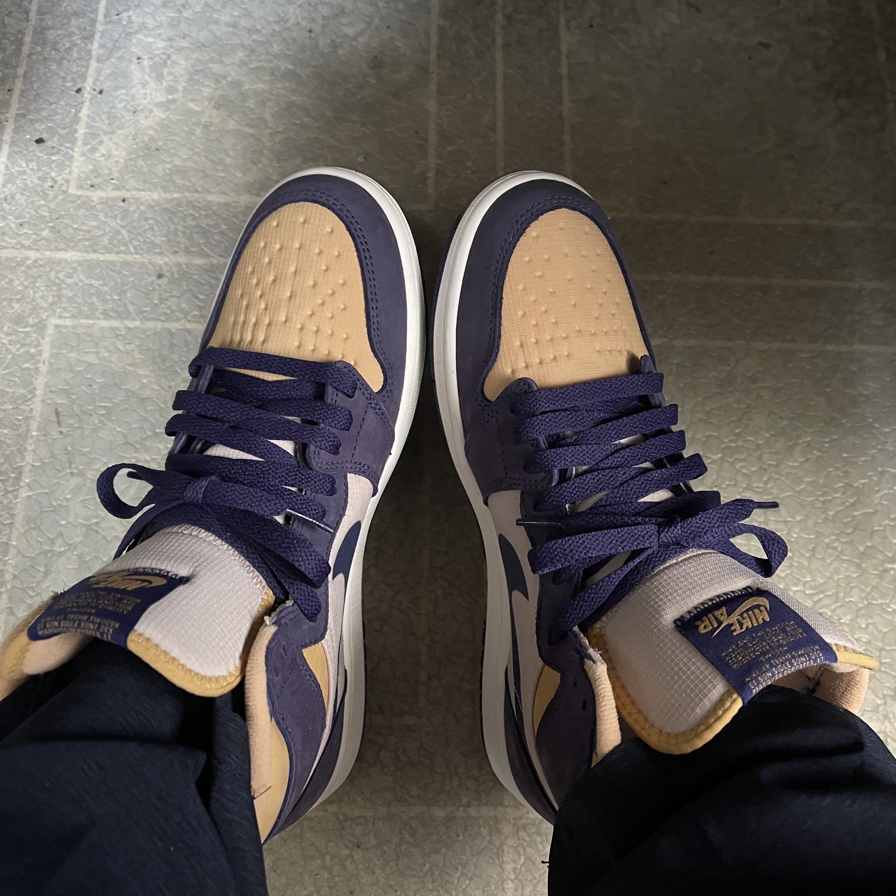 Jordan 1 Element Gore-Tex Sky J Purple 착용 스타일