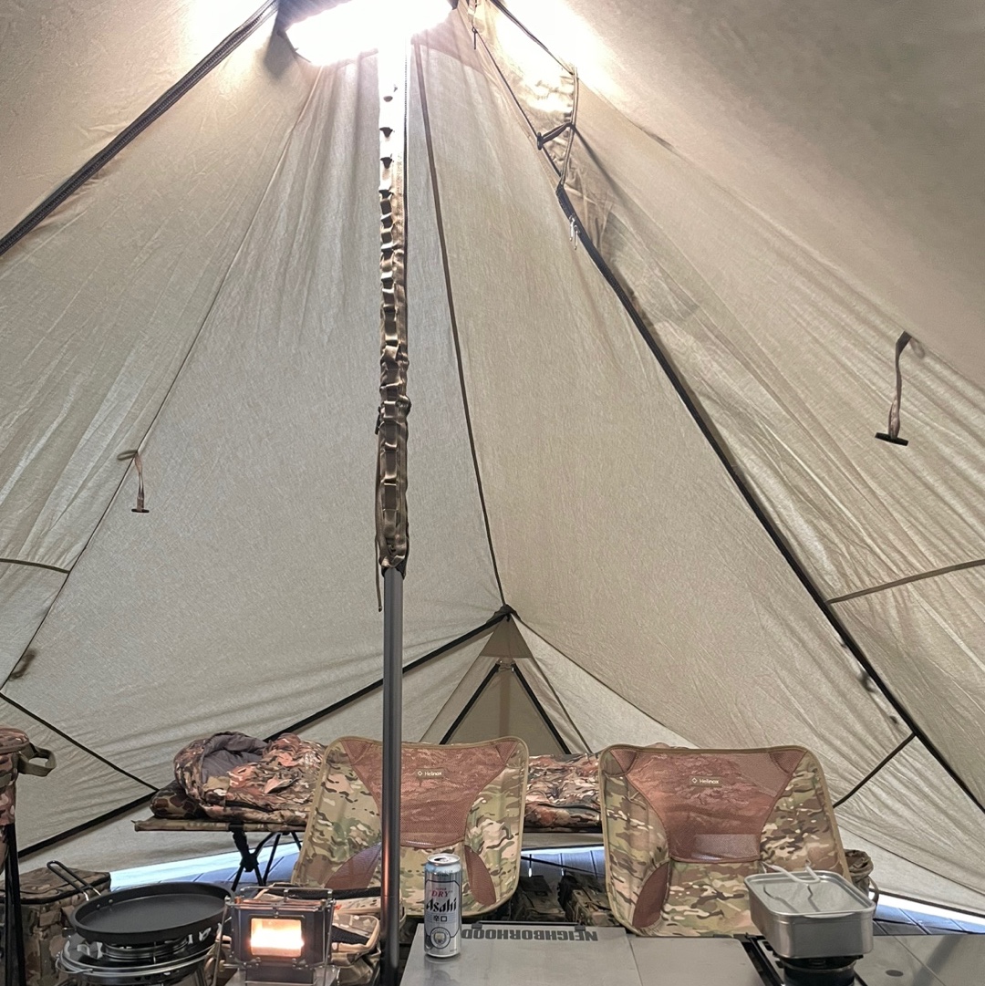 Helinox Chair One Multicam 착용 스타일