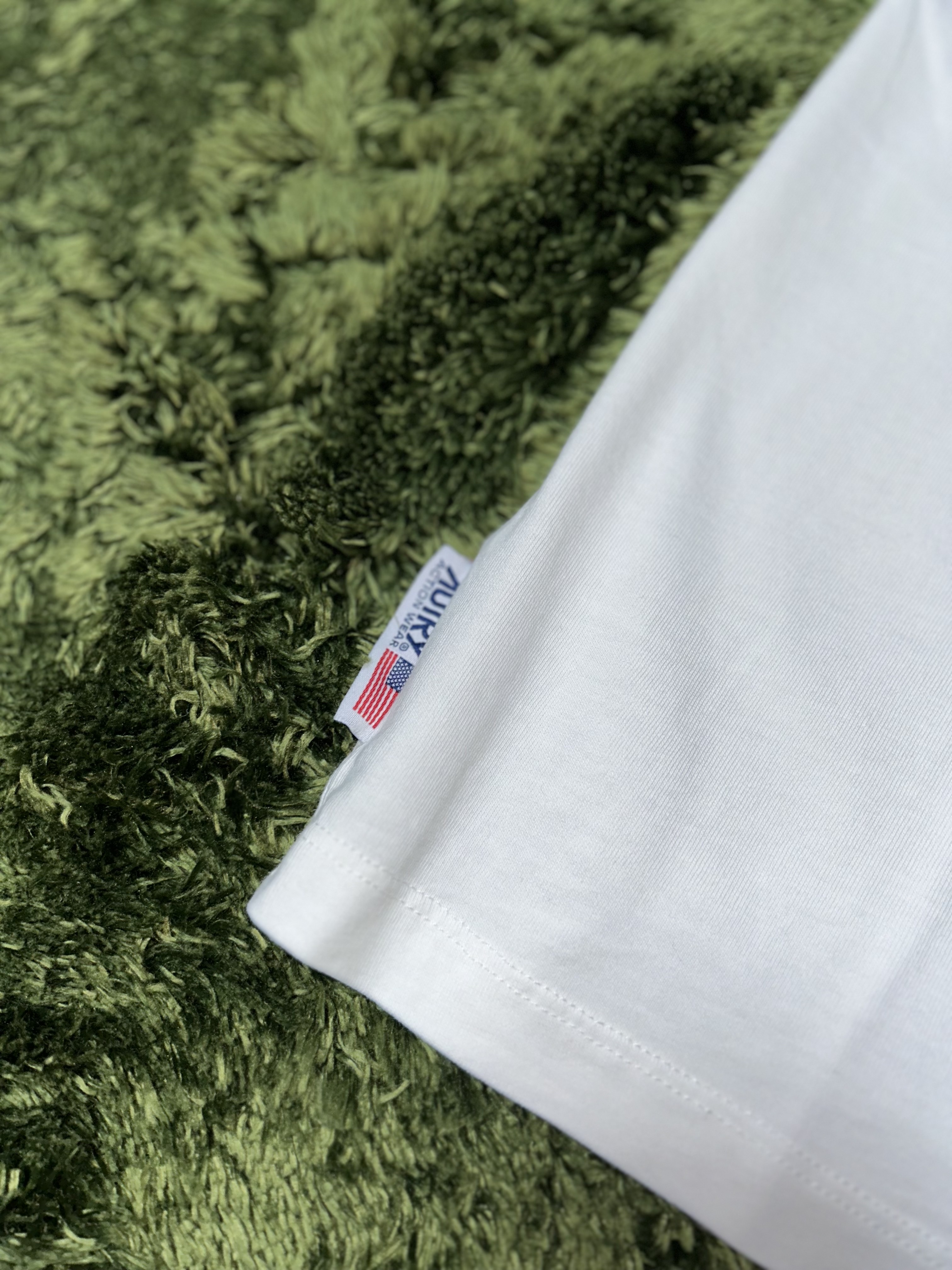 Autry Iconic Logo Authentic T-Shirt White 착용 스타일 - 4
