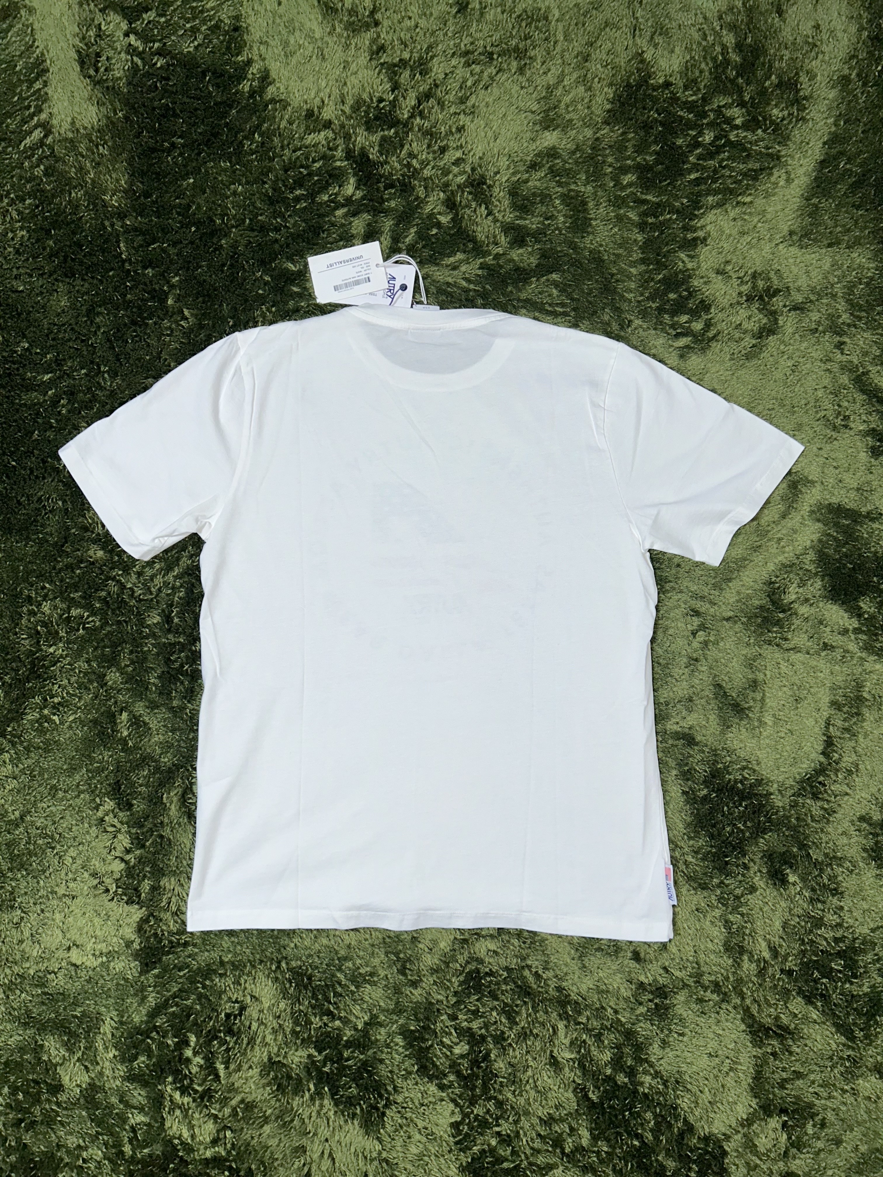 Autry Iconic Logo Authentic T-Shirt White 착용 스타일 - 5