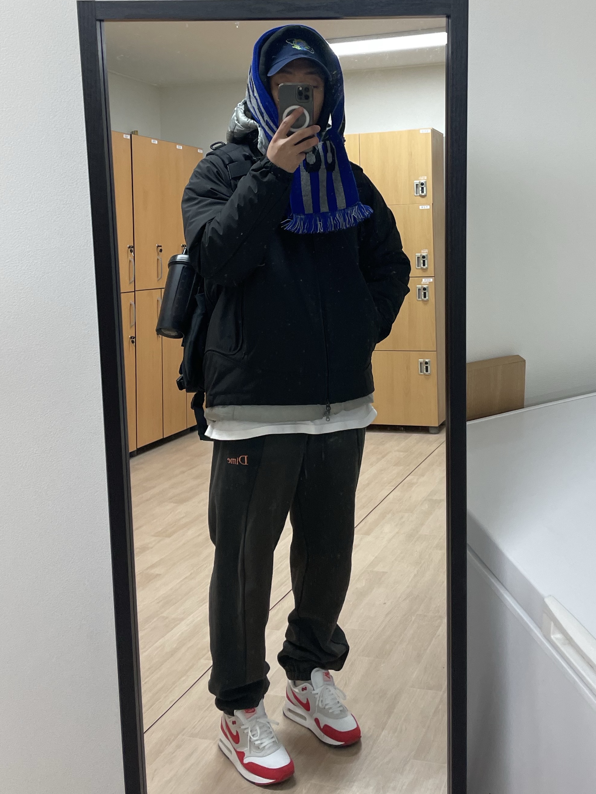 The North Face Summit Mattehorn RDS Down Jacket Light Gray, Sansan Gear Docking Jacket V2 Black - 23FW 착용 스타일