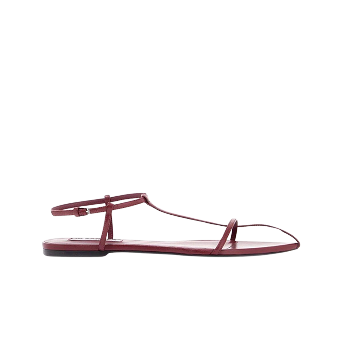 J15WP0081-P8226-609 (W) Jil Sander New Tripon Leather Sandal Cedar Red