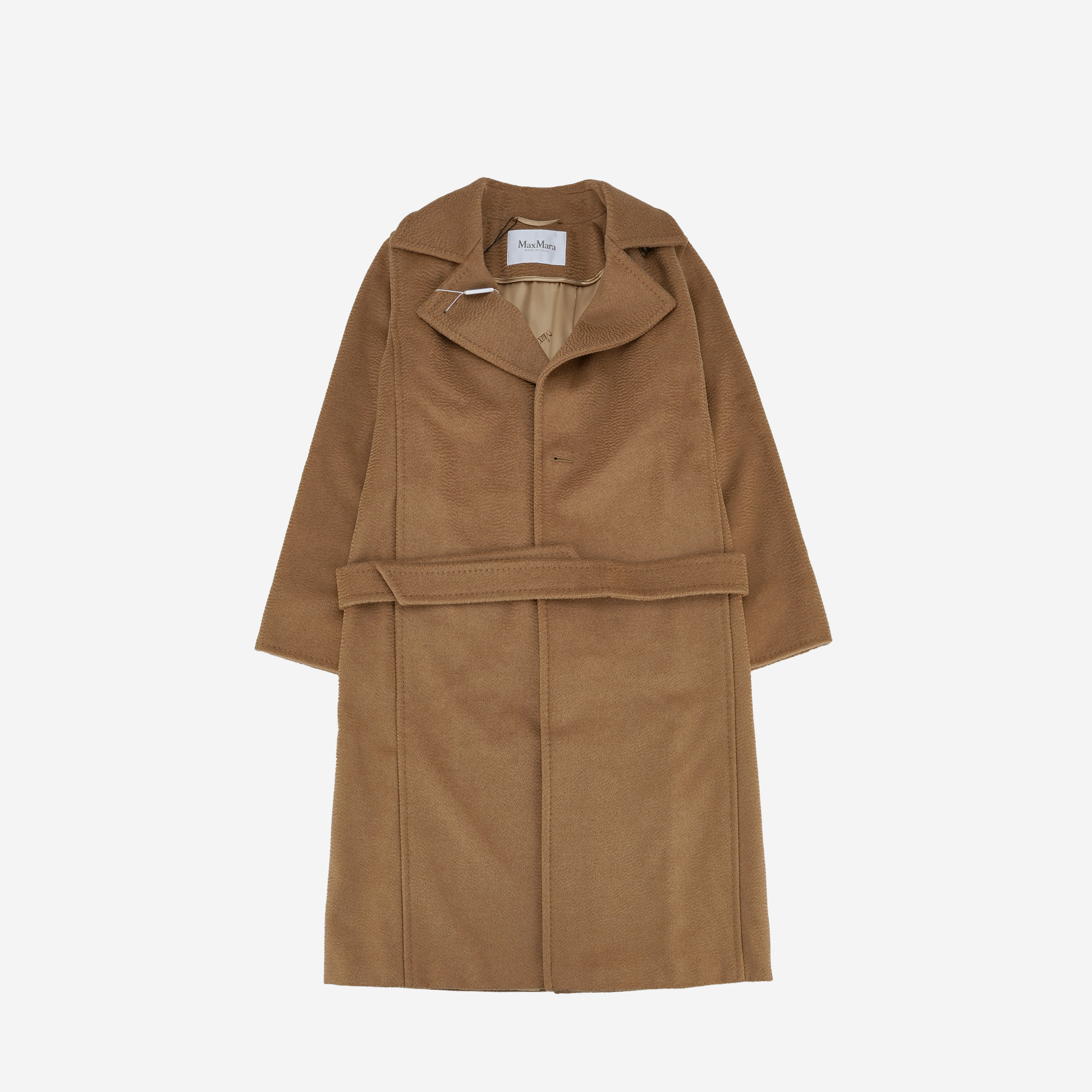(W) Max Mara Manuela Icon Coat Camel