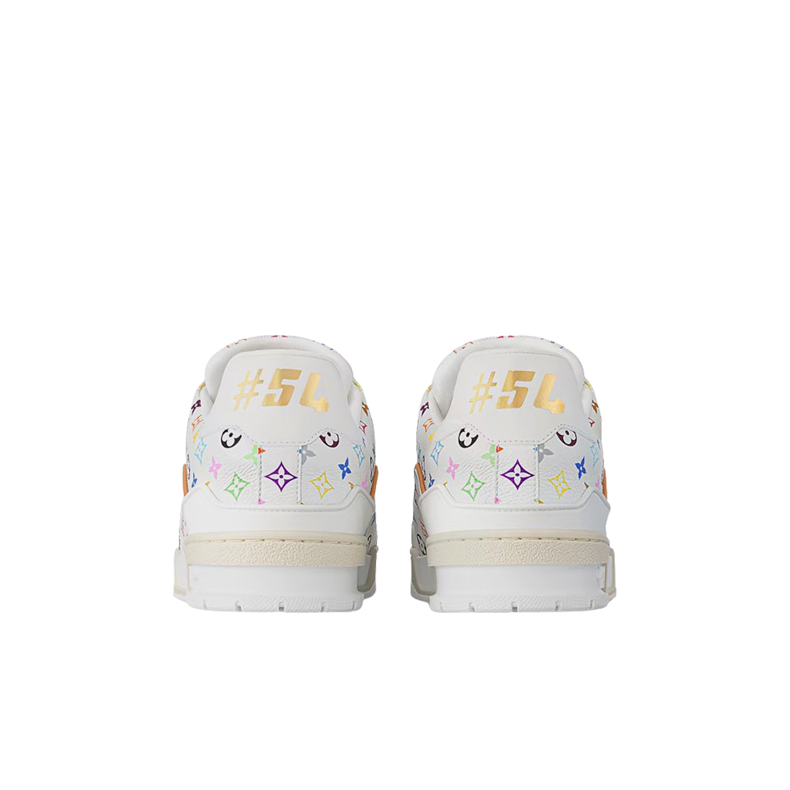 루이비통 x 무라카미 타카시 LV 트레이너 스니커즈 멀티컬러 화이트(Louis Vuitton x Murakami Takashi LV Trainer Sneakers Multicolor White) - 3