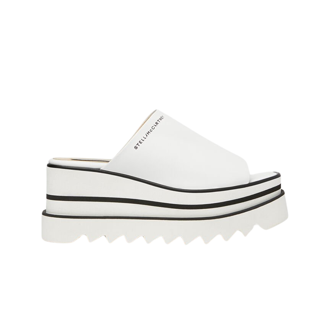 810169KP0279001 (W) Stella McCartney Sneak-Elyse Platform Mules White