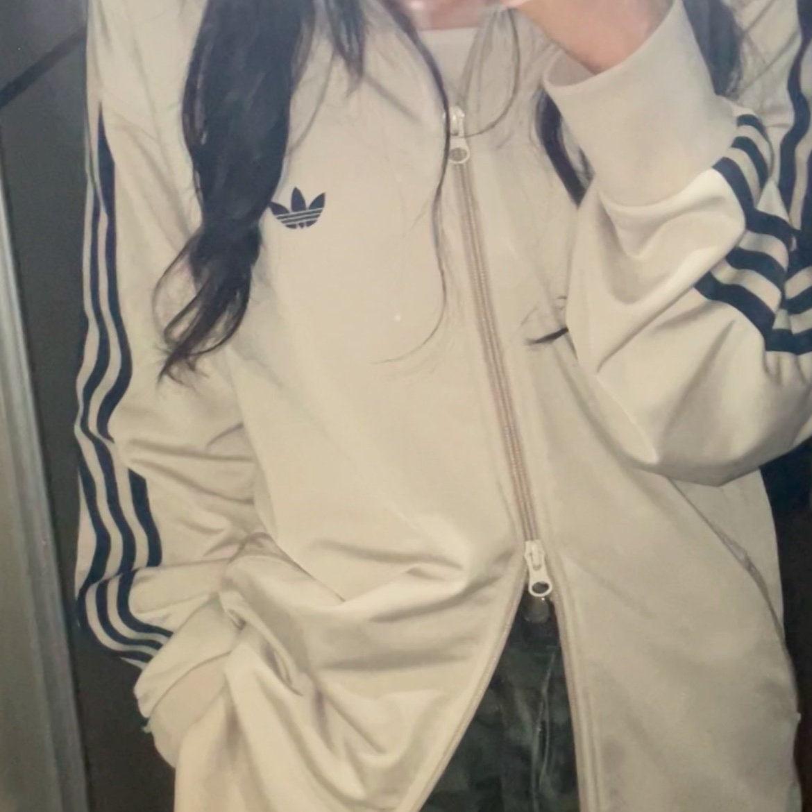 Adidas Originals Beckenbauer Track Top Bliss - KR Sizing 착용 스타일 - 2