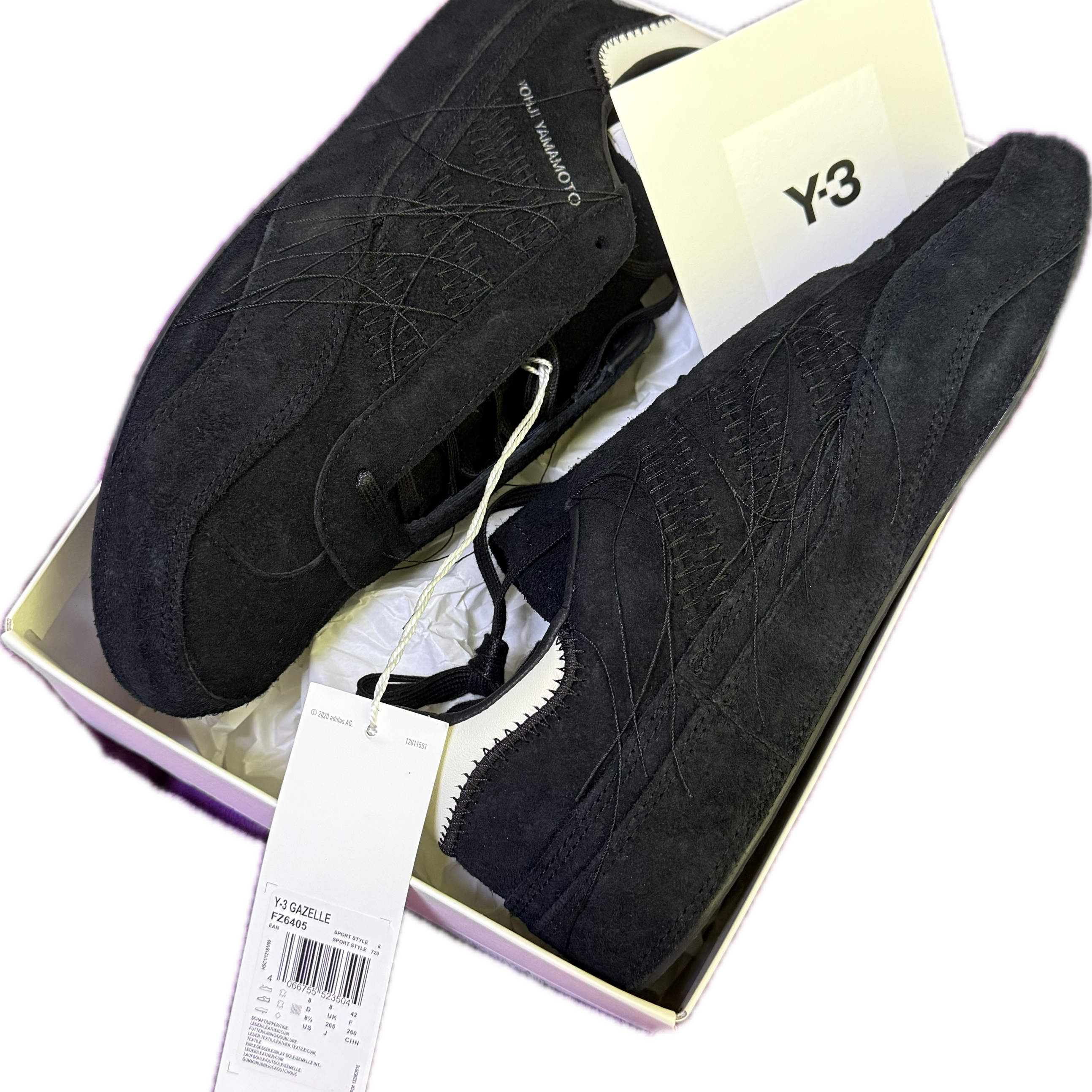 Y-3 Gazelle Black 착용 스타일