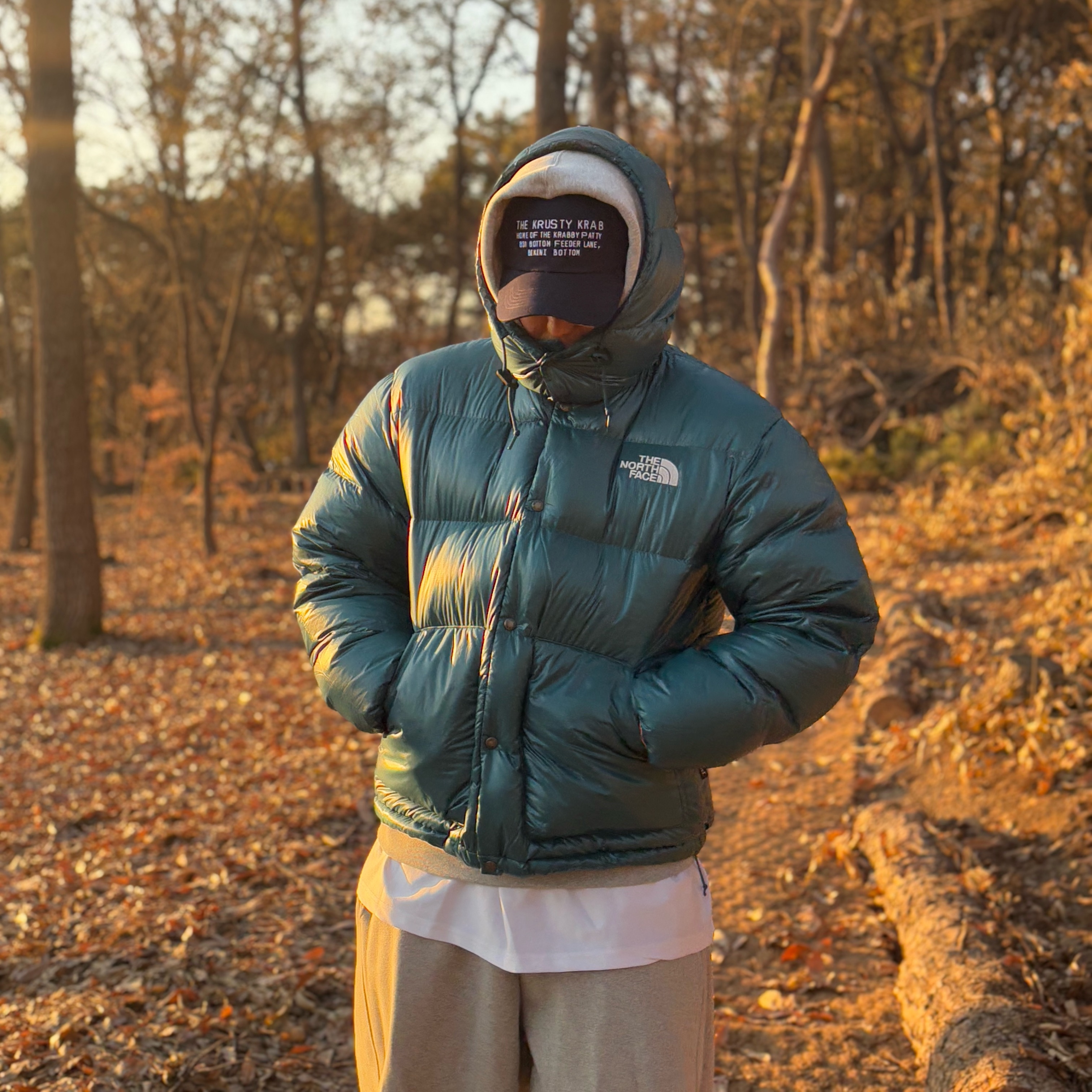 The North Face Sierra RDS Down Jacket Dark Green - 24FW, Maison Mihara Yasuhiro Wayne OG Sole Leather Low-top Sneakers Black White 착용 스타일 - 3