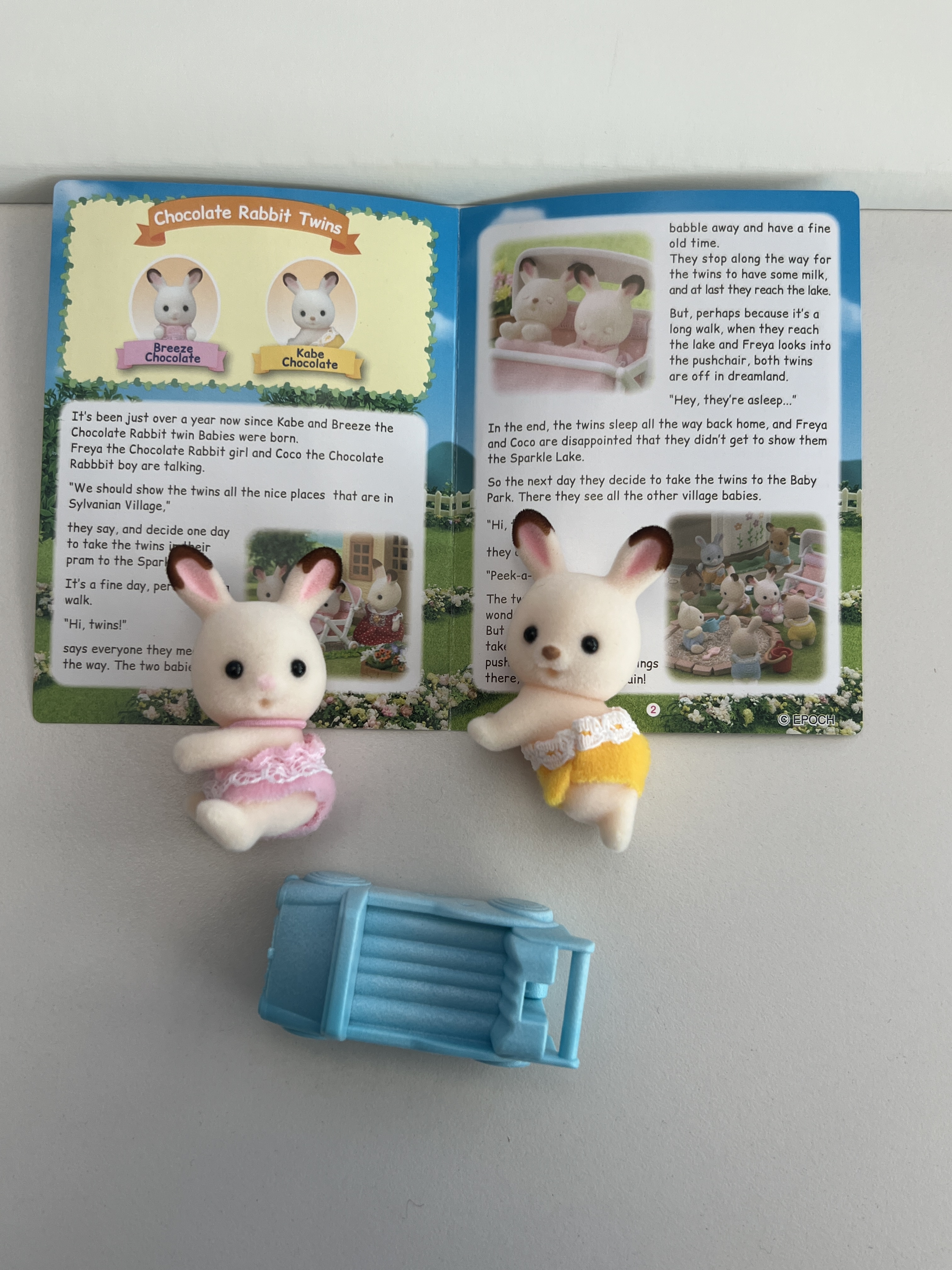 Sylvanian Families Chocolate Rabbit Twins 착용 스타일 - 1