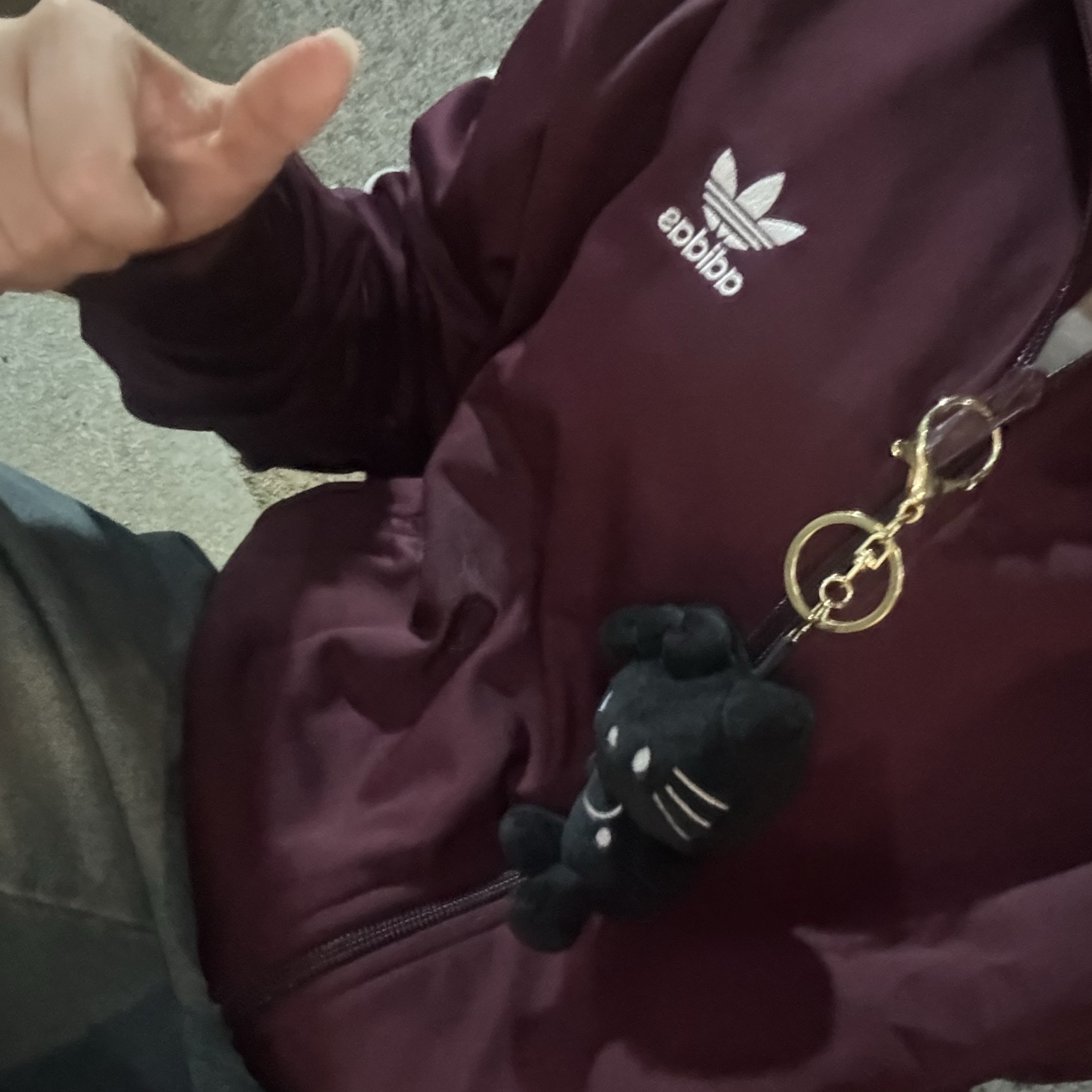 Adidas Adicolor Classic Firebird Track Top Maroon - KR Sizing 착용 스타일