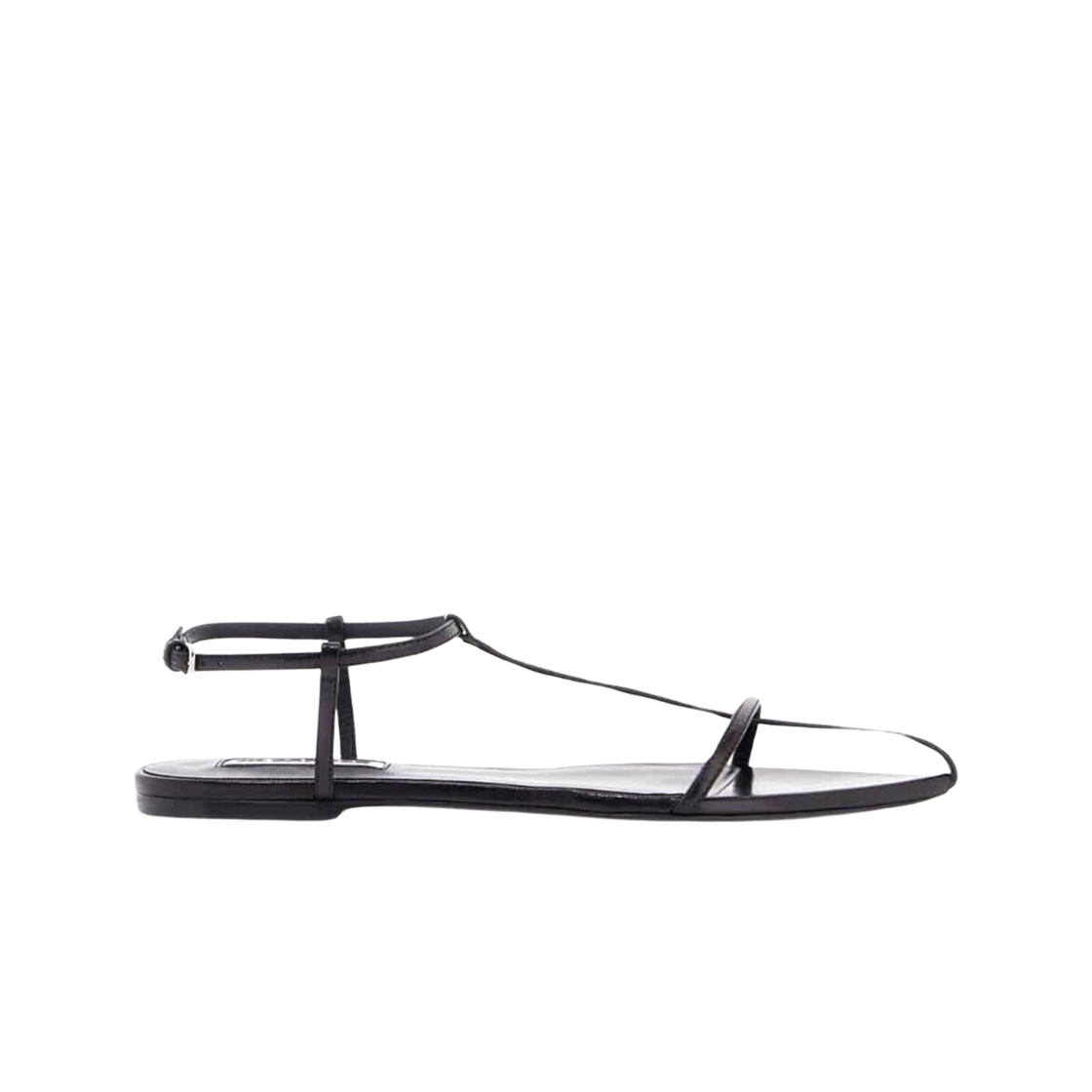 J15WP0081-P8226-001 (W) Jil Sander New Tripon Leather Sandal Black