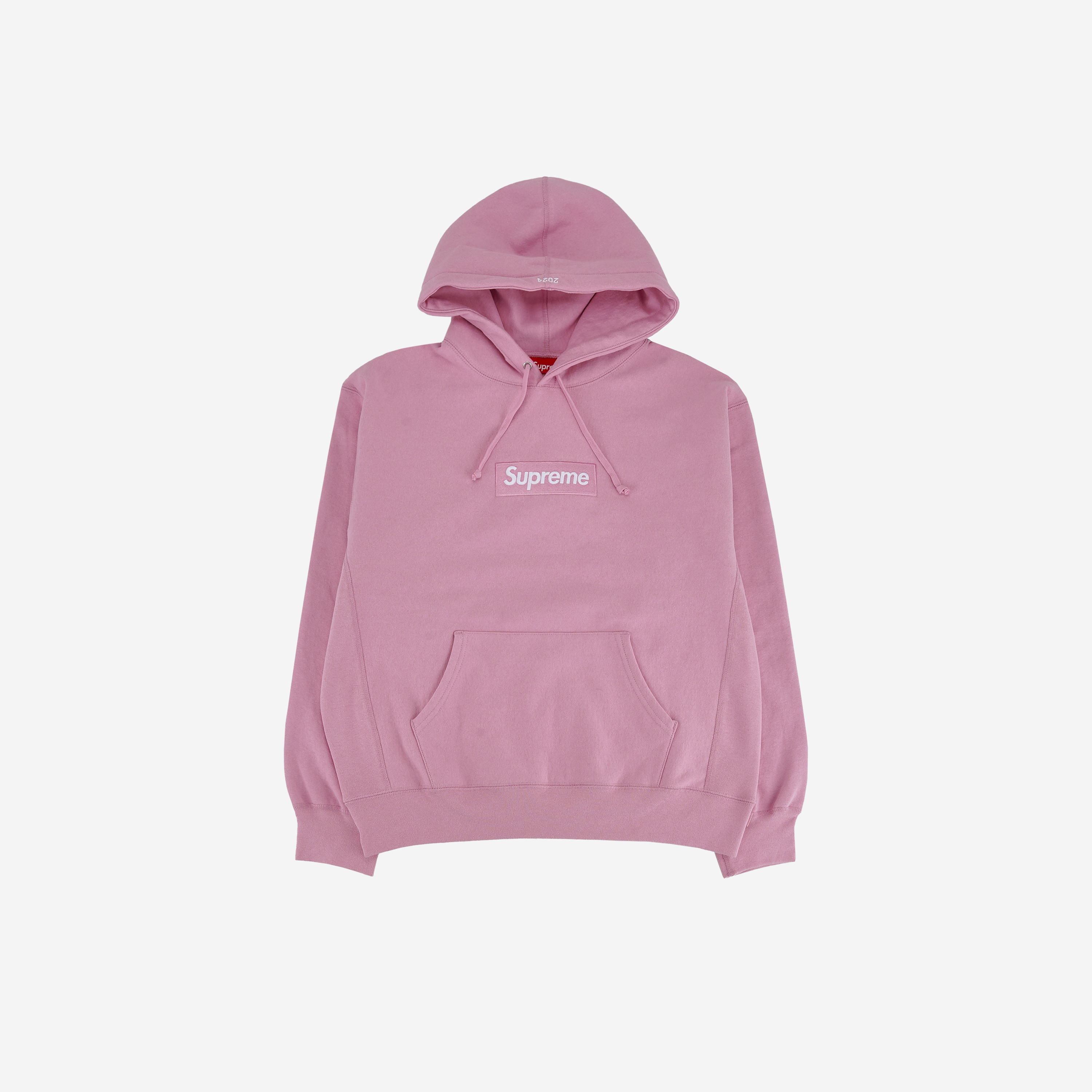 Supreme Box Logo Hooded Sweatshirt Dusty Pink - 24FW