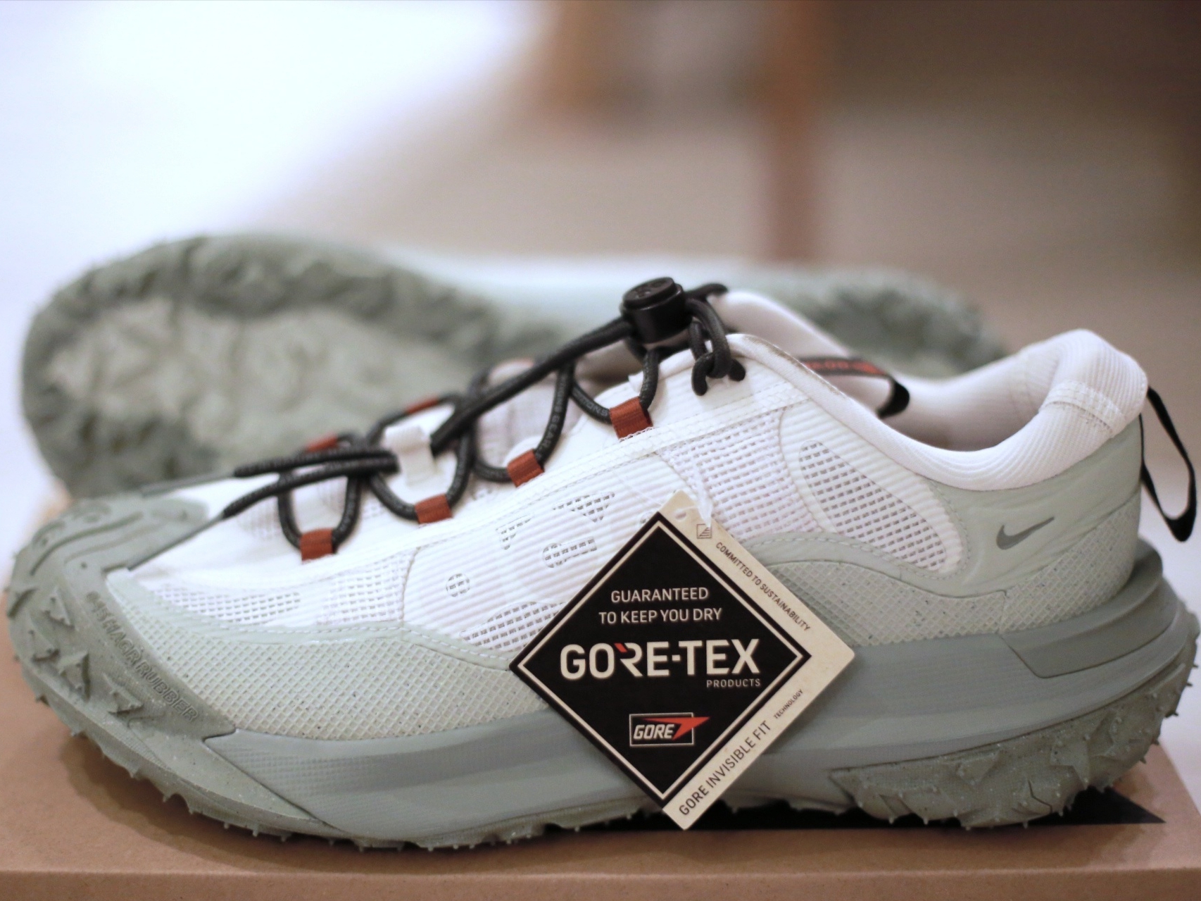 Nike ACG Mountain Fly 2 Low Gore-Tex Phantom Dark Smoke Grey 착용 스타일 - 4