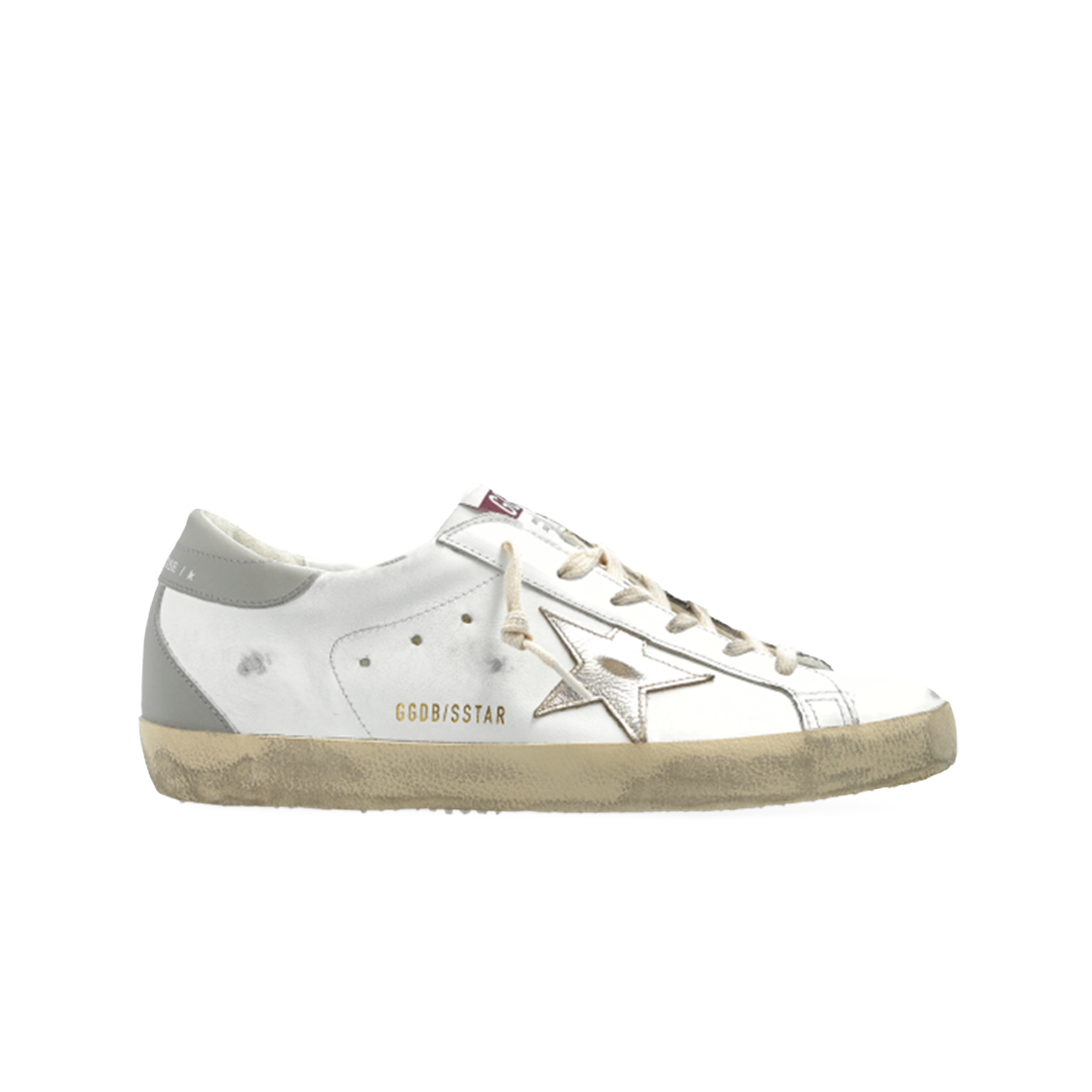 (W) 골든구스 슈퍼스타 클래식 스퍼 스니커즈 화이트 그레이((W) Golden Goose Superstar Classic with Spur Sneakers White Grey)