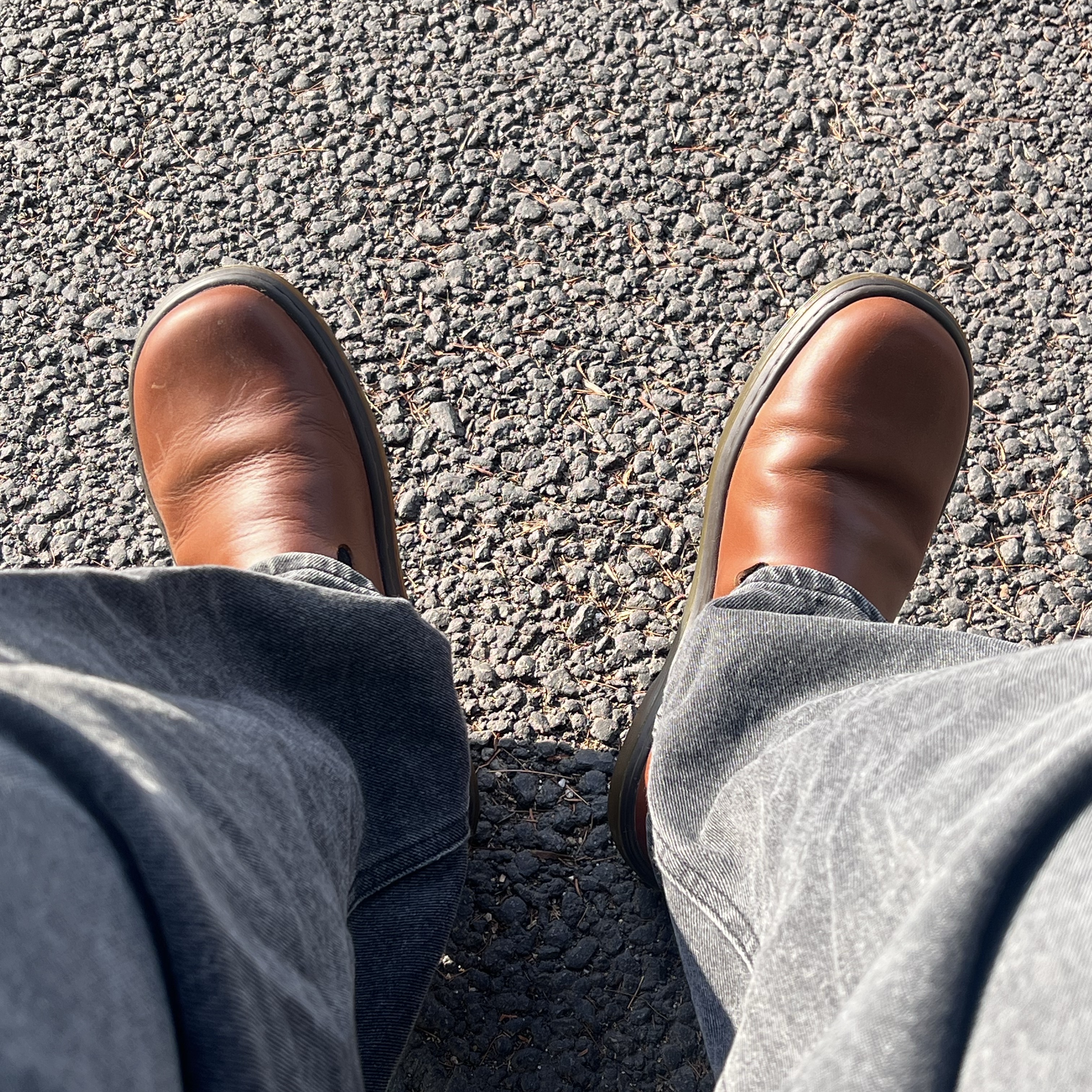 Dr. Martens Patricia lll Brown 착용 스타일