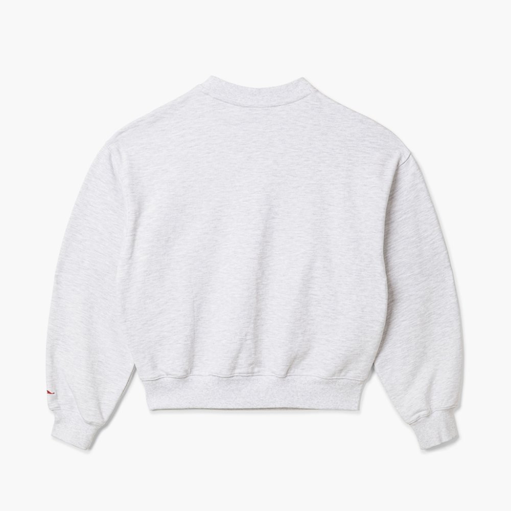 프로-스펙스 여성 클래식 로고 크루넥 라이트 그레이(PRO-SPECS Women Classic Logo Crewneck Ltgy) - 2