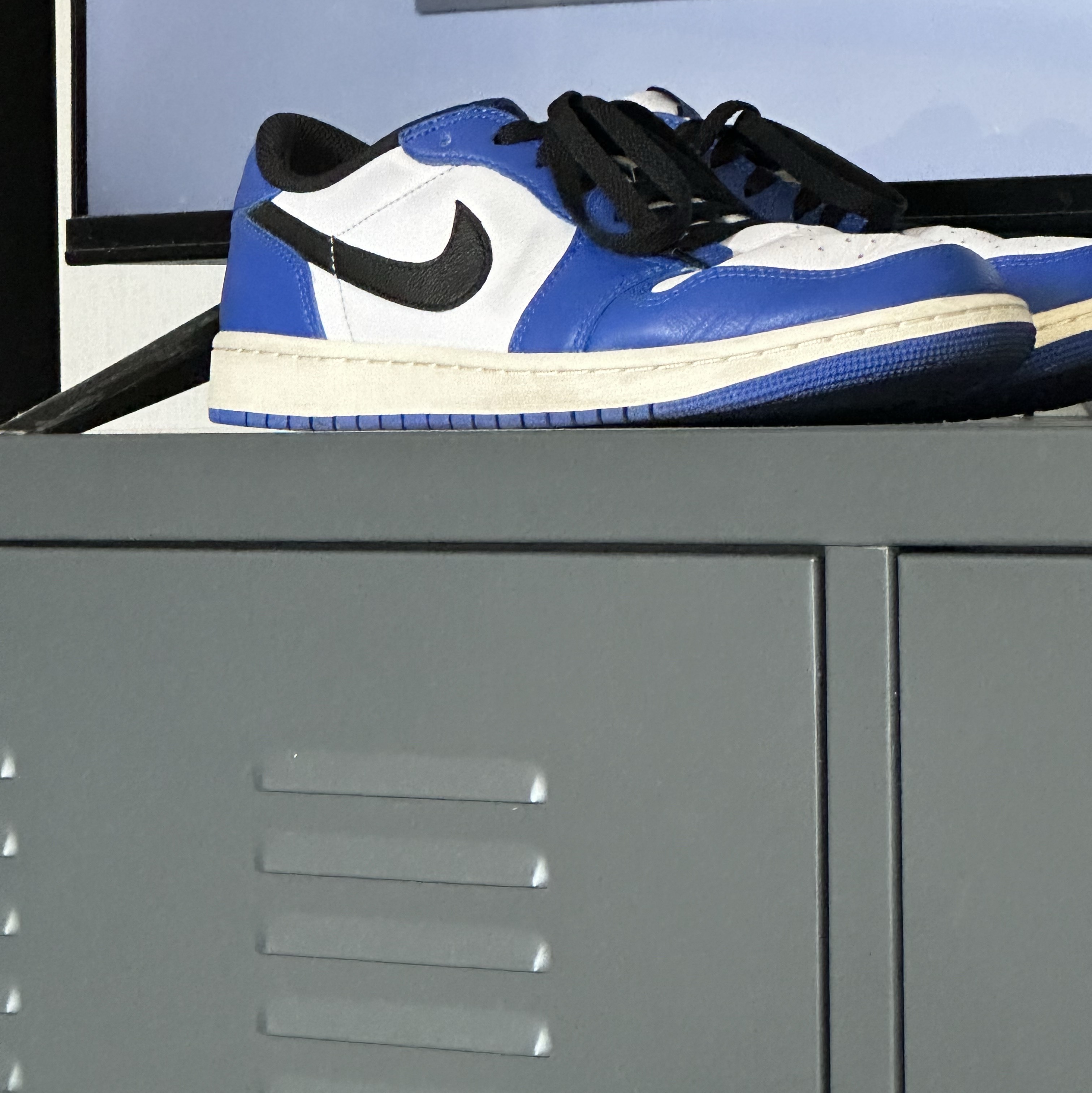 (W) Jordan 1 x Travis Scott Retro Low OG SP Canary, Jordan 1 Retro Low OG Game Royal 착용 스타일 - 2