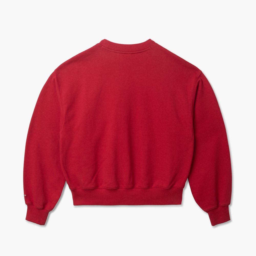 프로-스펙스 여성 클래식 로고 크루넥 레드(PRO-SPECS Women Classic Logo Crewneck Rede) - 2