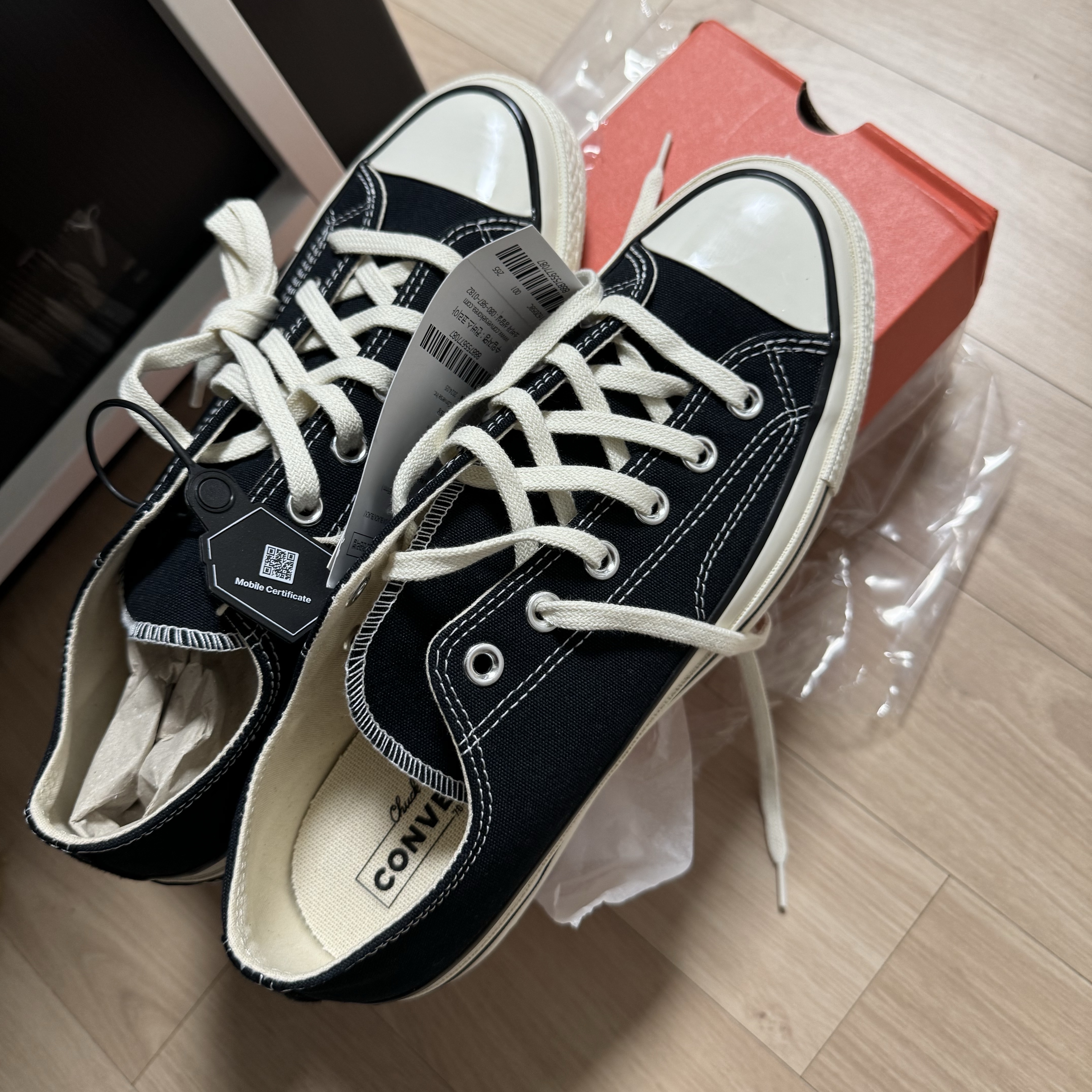 Converse Chuck 70 Ox Black - Standard 착용 스타일 - 1