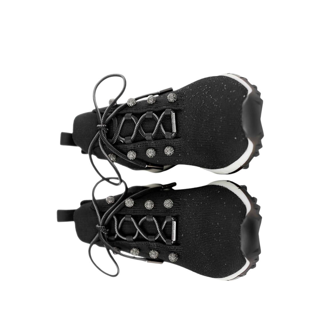 (W) 지미추 벨레스 스팽글 니트웨어 스니커즈 블랙((W) Jimmy Choo Veles Spangle Knitwear Sneakers Black) - 2