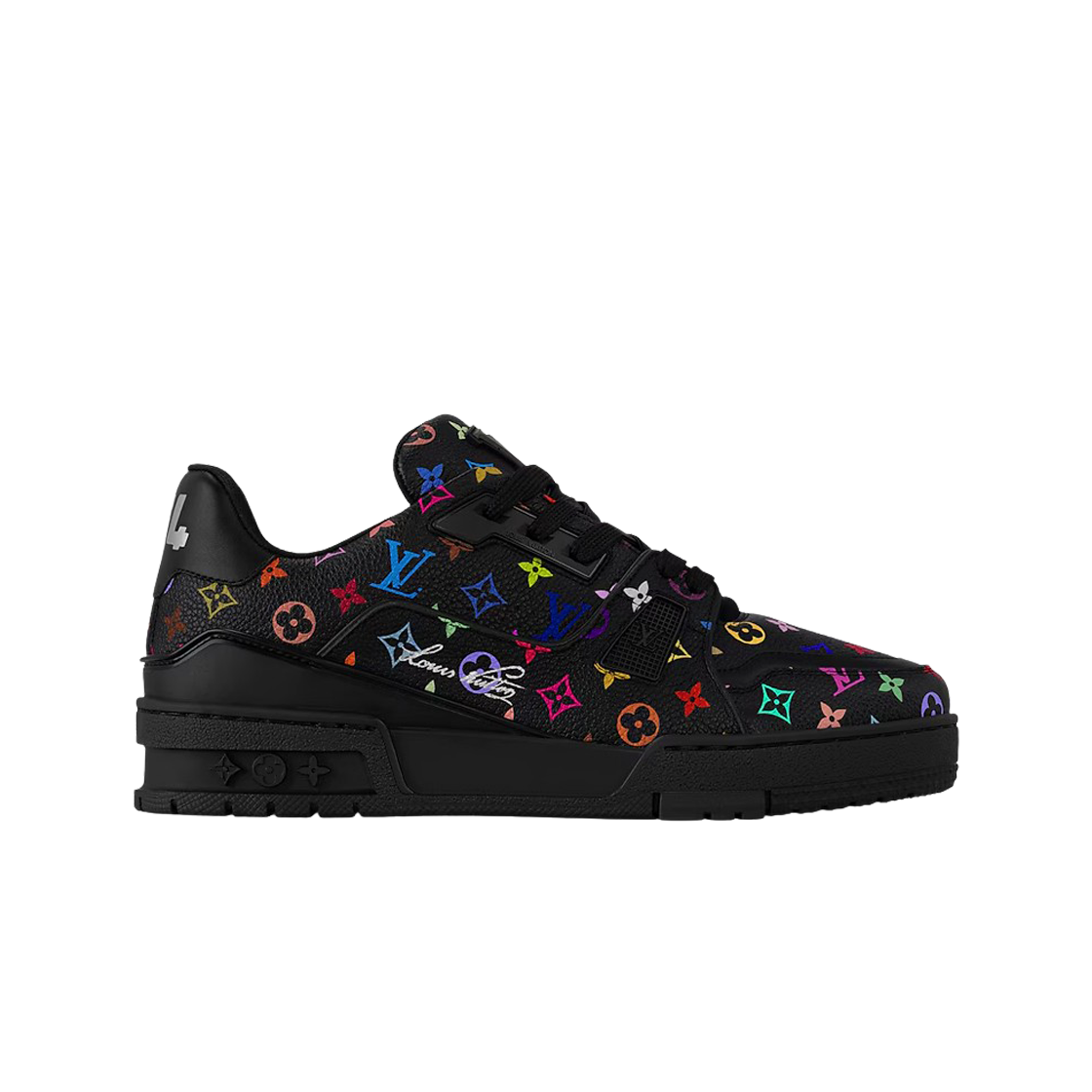 - (W) Louis Vuitton x Murakami Takashi LV Trainer Sneakers Multicolor Black