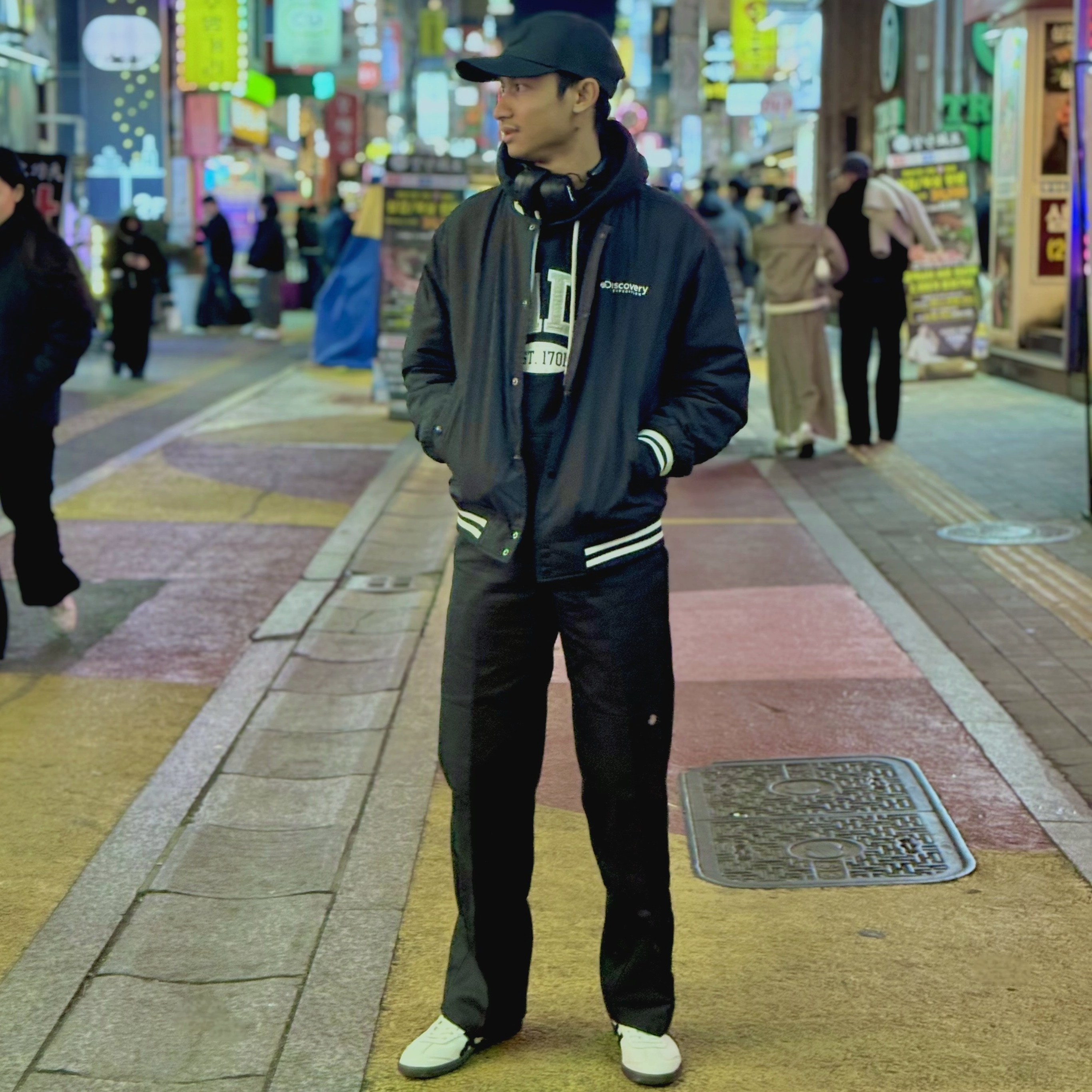 Onitsuka Tiger Tokuten White Black, Marshall Major V Black (Korean Ver.) 착용 스타일