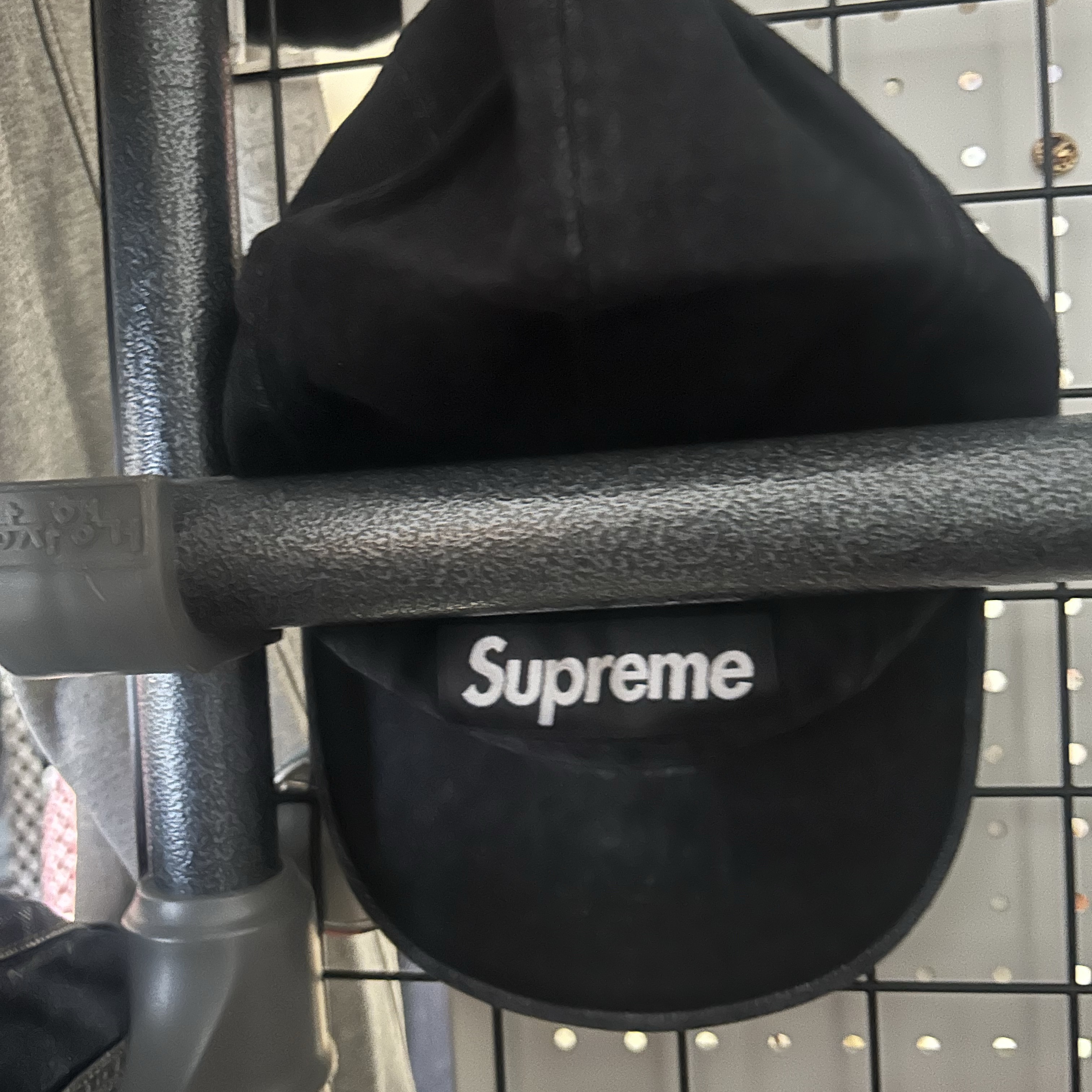 Supreme Denim Camp Cap Black - 24FW 착용 스타일
