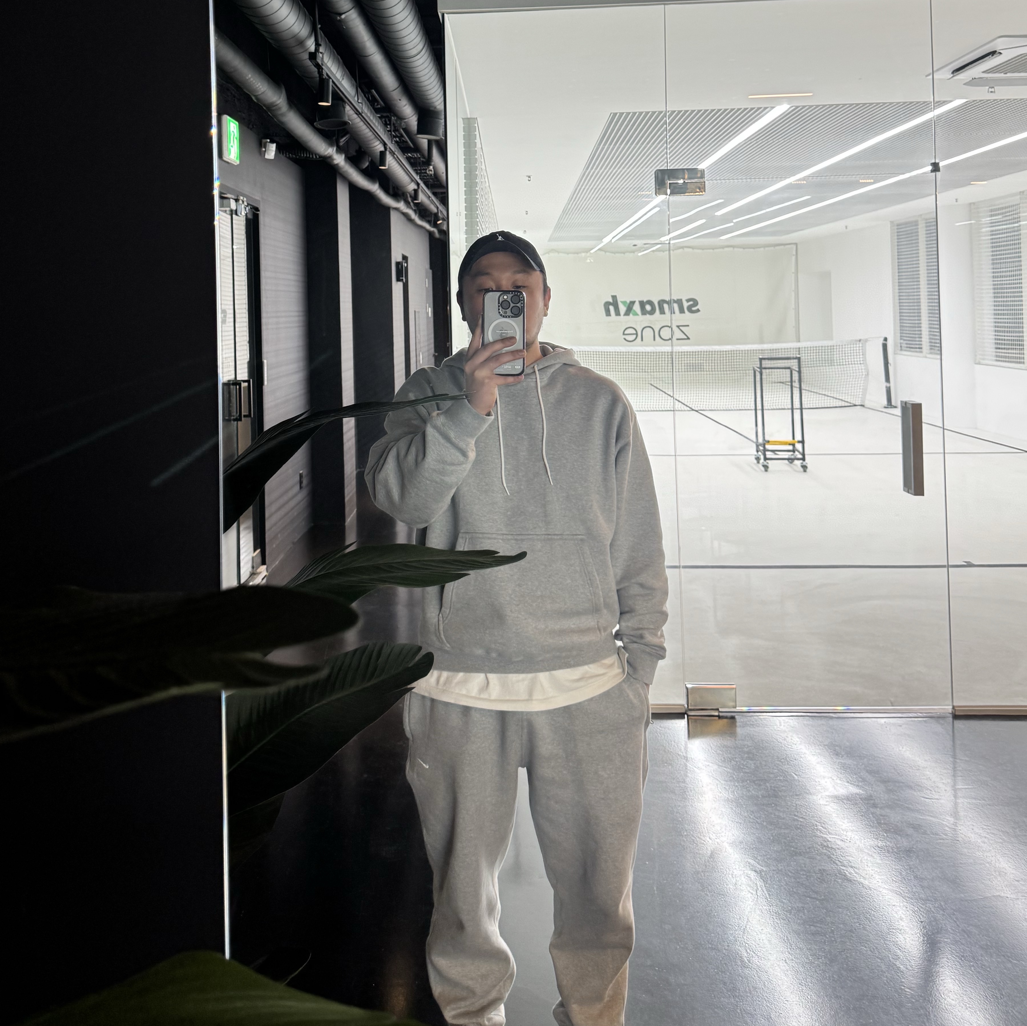 Nike NRG Solo Swoosh Fleece Hoodie Dark Grey Heather - Asia, Nike NRG Solo Swoosh Fleece Pants Dark Grey Heather - Asia 착용 스타일