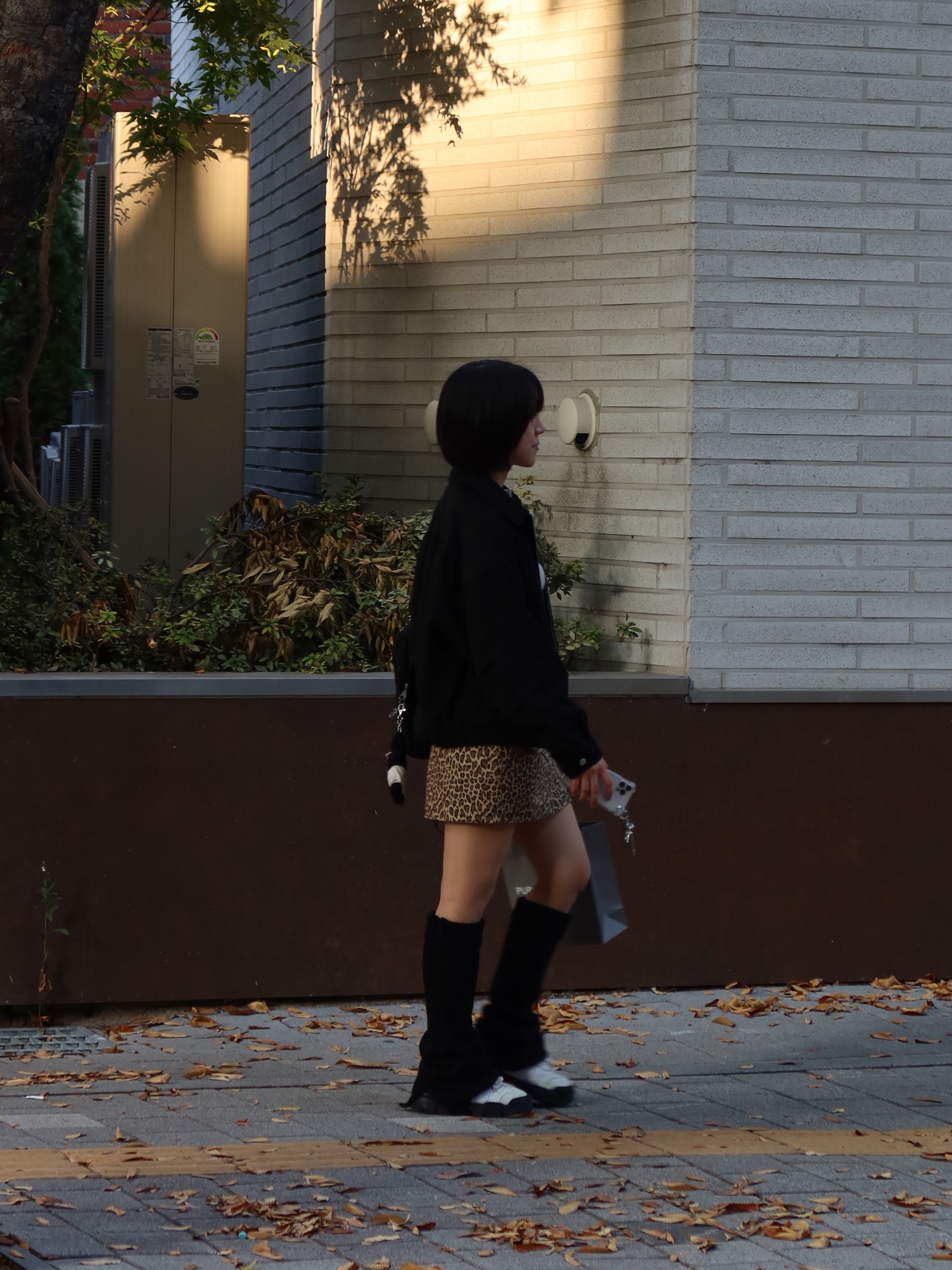 Jansport Half Pint Mini Backpack Black, Monamhee Beulpingi Keyring with White Pants Black 착용 스타일