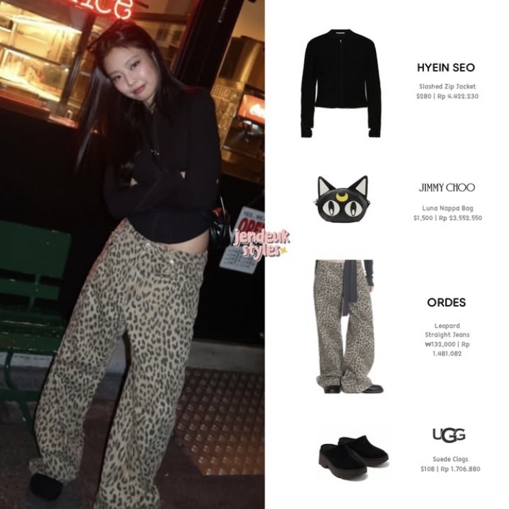 (W) UGG New Heights Clog Black, Jimmy Choo x Pretty Guardian Sailor Moon Luna Mini Bag Black 착용 스타일 - 4