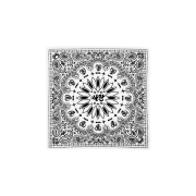 LUVLUVLUV SV Sarang Paisley Bandana White