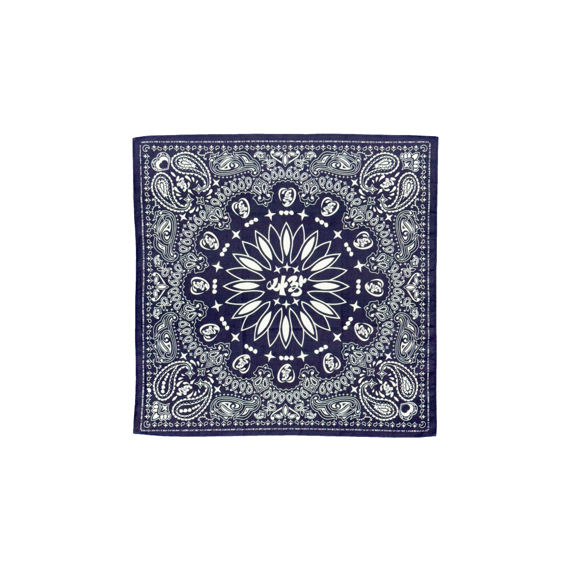 P0000MBA LUVLUVLUV SV Sarang Paisley Bandana Navy