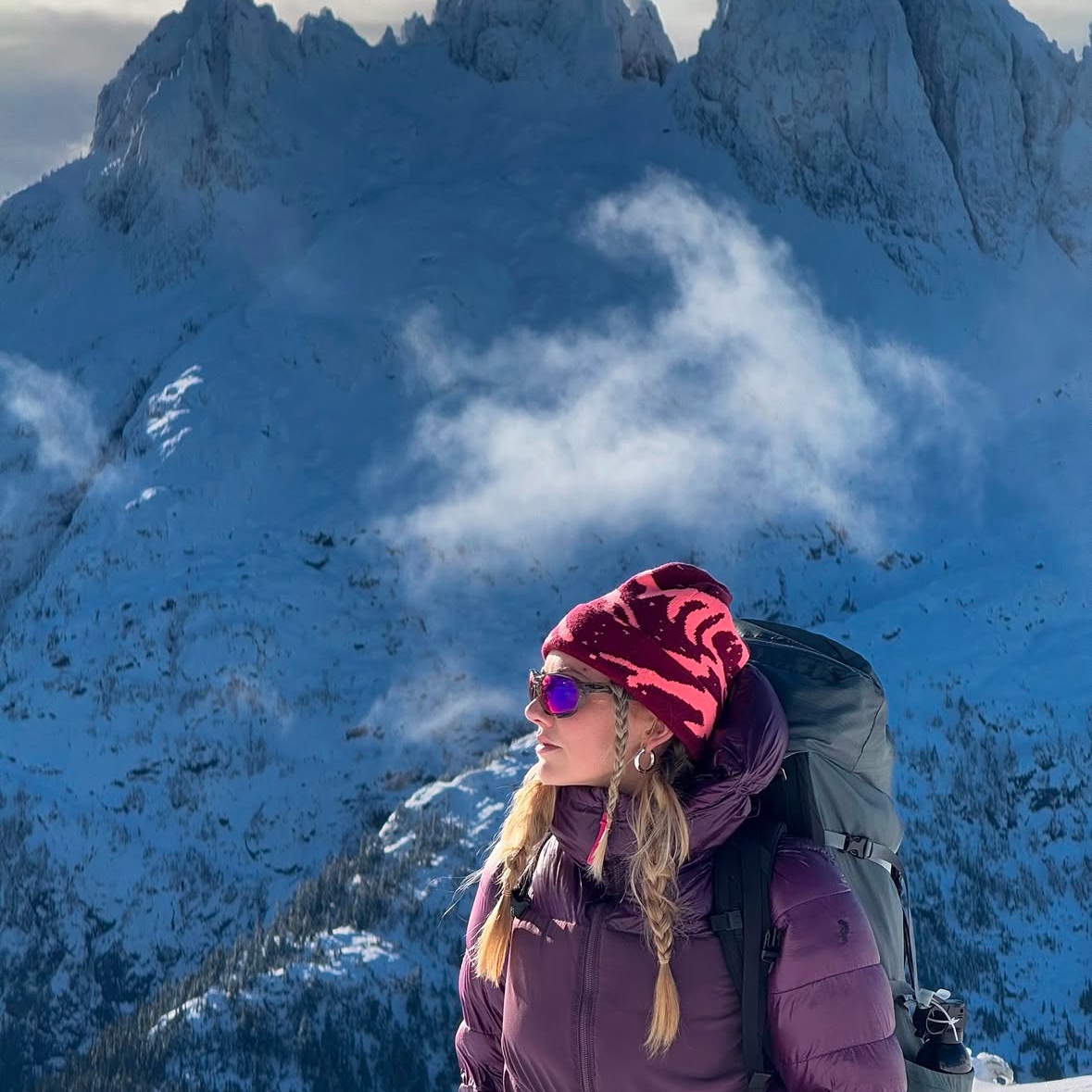 Arc'teryx Grotto Toque Bordeaux 착용 스타일 - 1