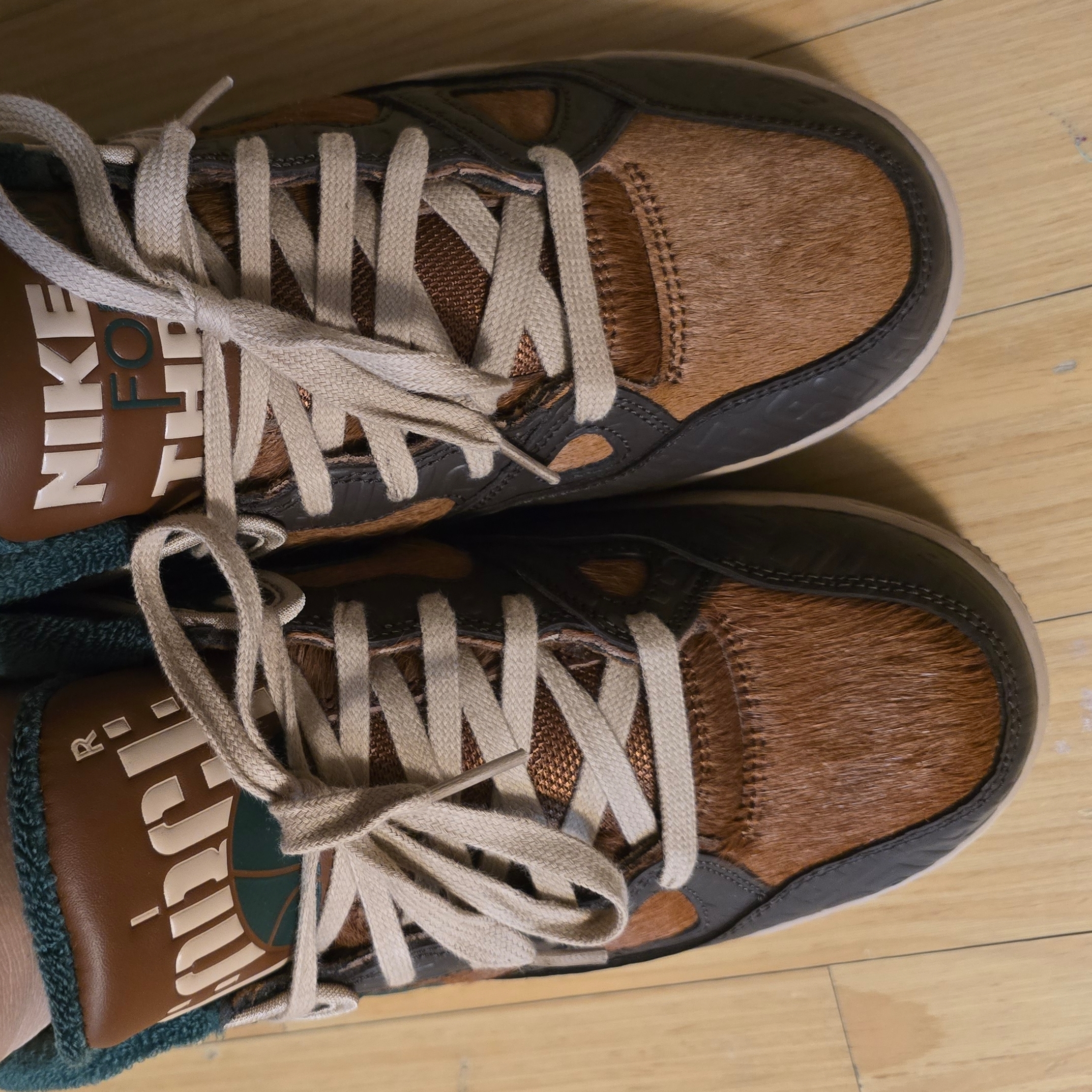 Nike x Nigo Air Force 3 Low SP Baroque Brown and Pecan 착용 스타일
