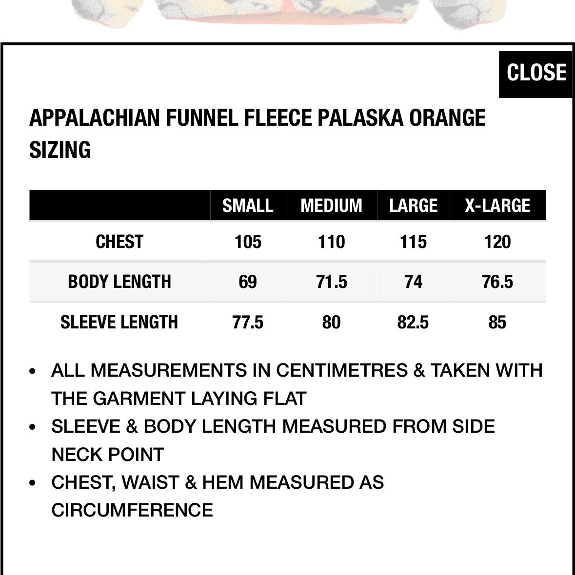 Palace Appalachian Funnel Fleece Orange - 24FW 착용 스타일 - 2