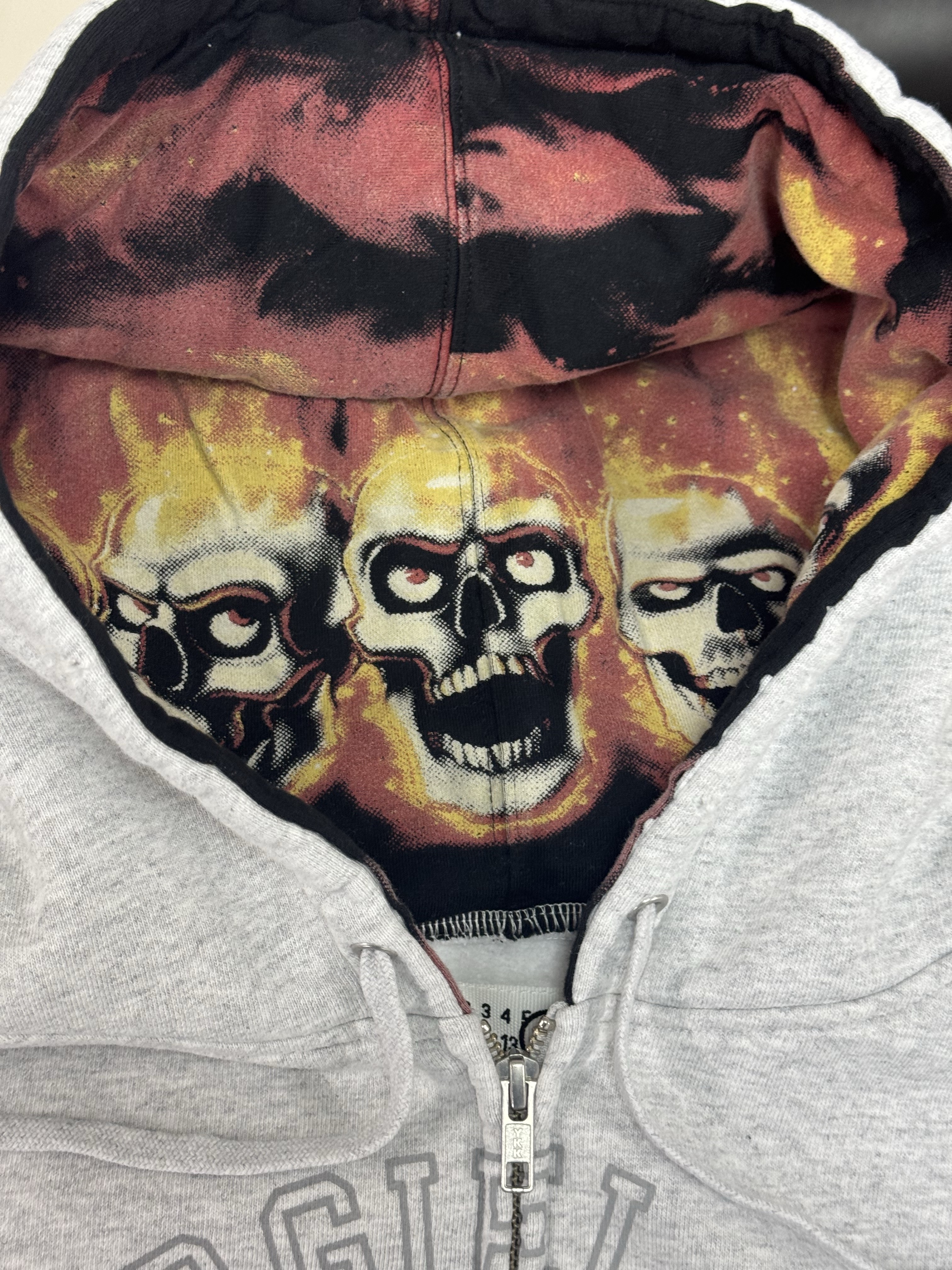 Supreme x MM6 Maison Margiela Zip Up Hooded Sweatshirt Ash Grey - 24SS, Supreme x Hysteric Glamour Mohair Zip Up Hooded Sweater Black - 24FW 착용 스타일 - 2