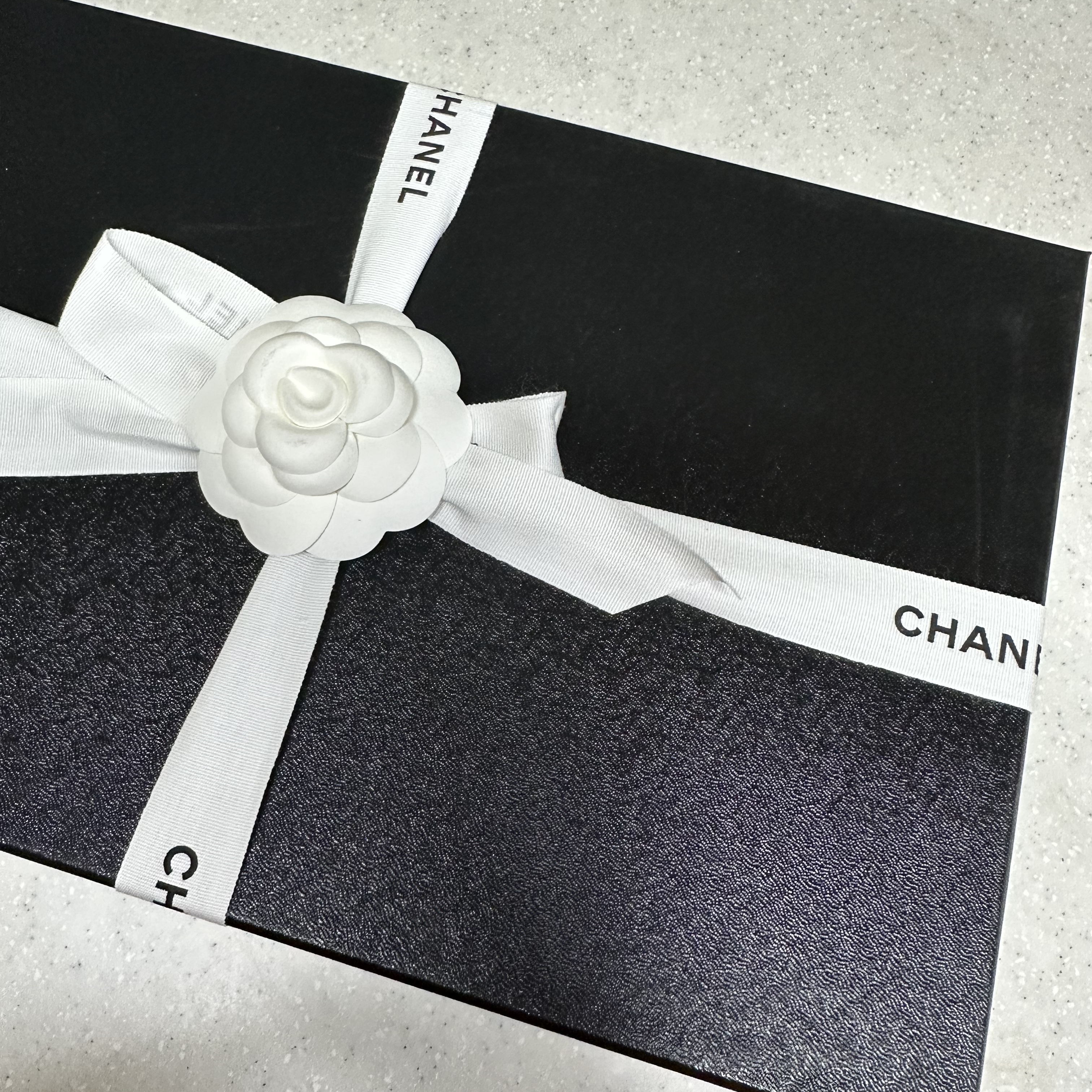 (W) Chanel Sneakers Mesh Suede Calfskin & Black White 착용 스타일 - 3