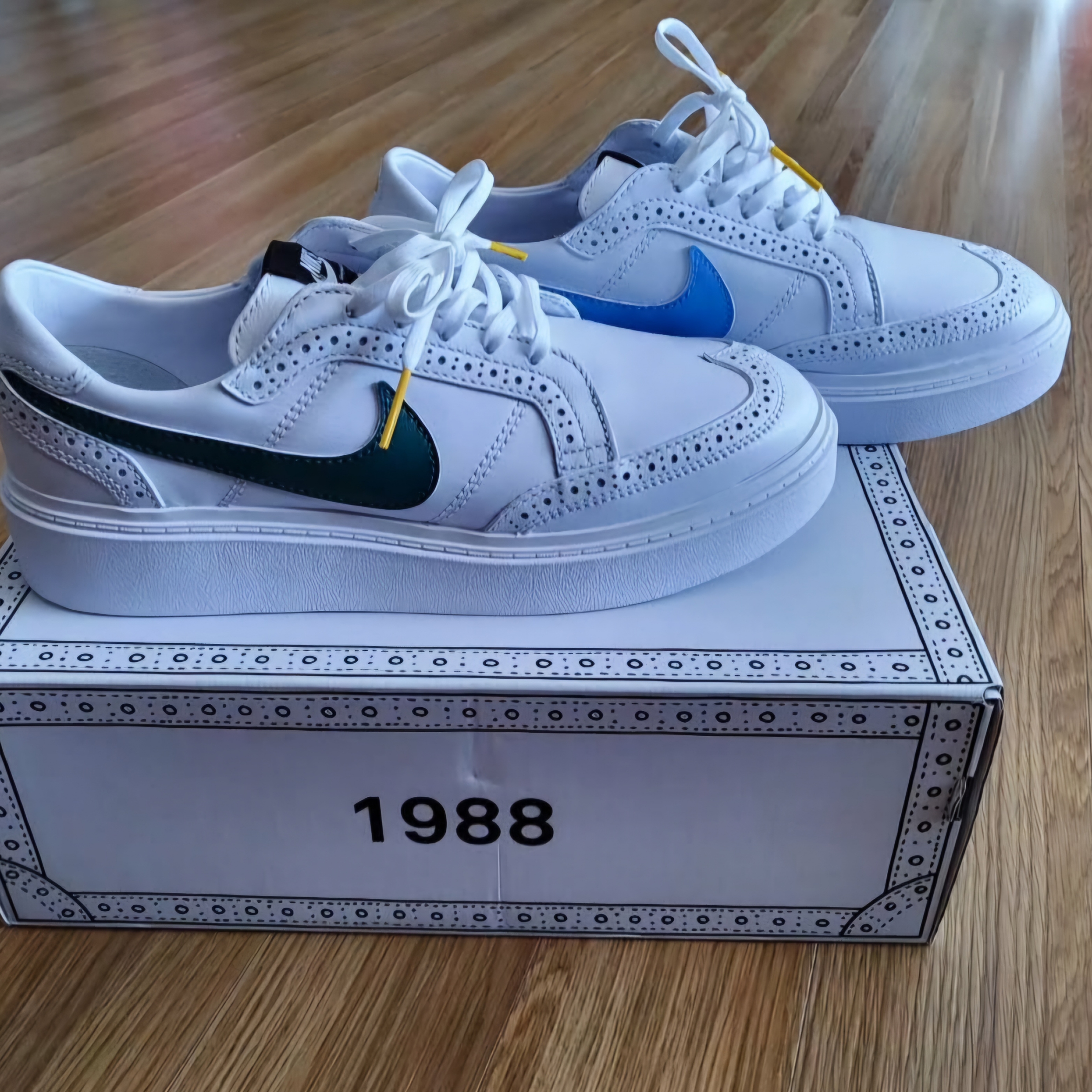 Nike x Peaceminusone Kwondo1 White 착용 스타일 - 2